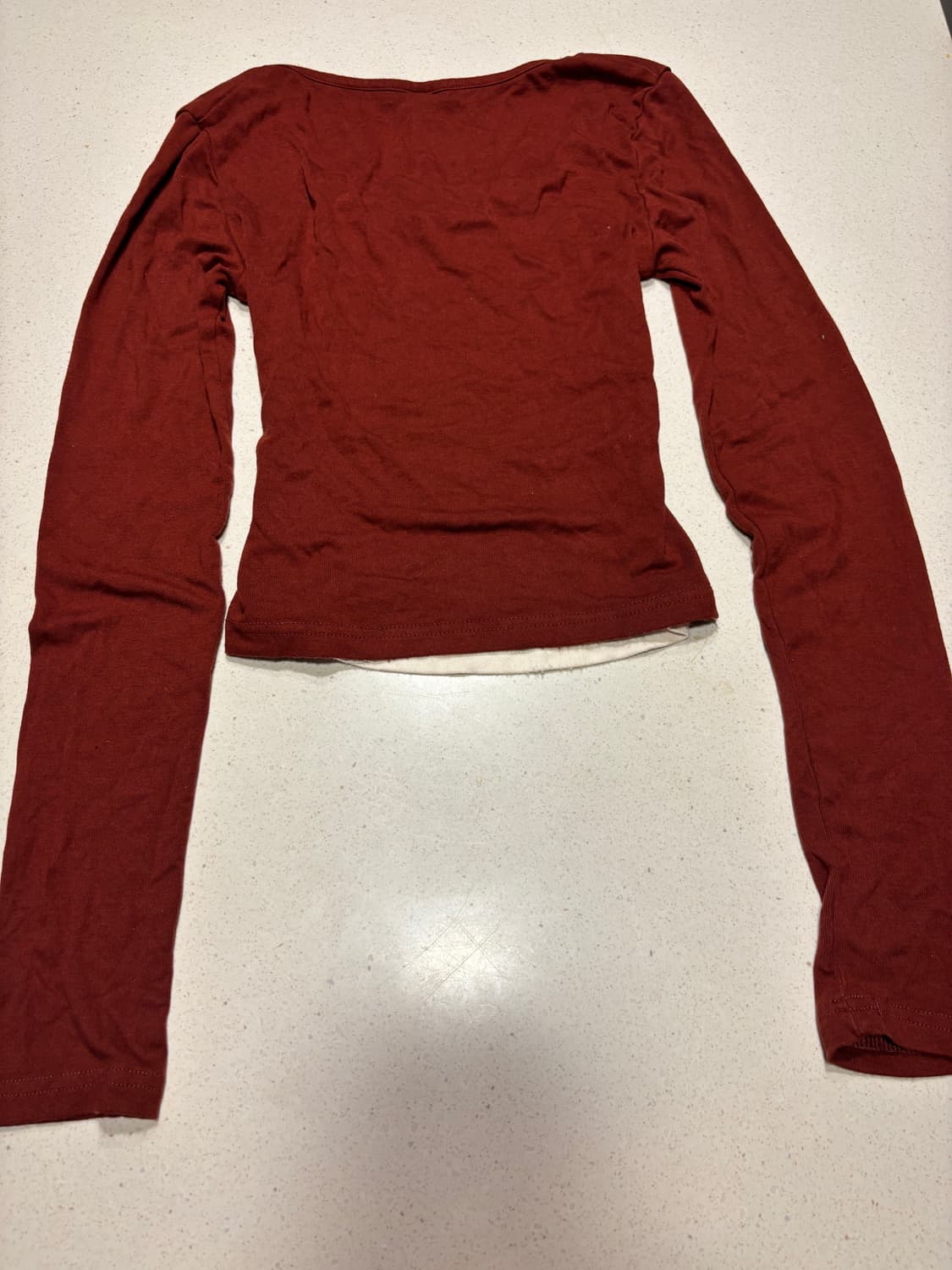 HANDAIWEI 크롭 긴팔 티셔츠 M 상품이미지3