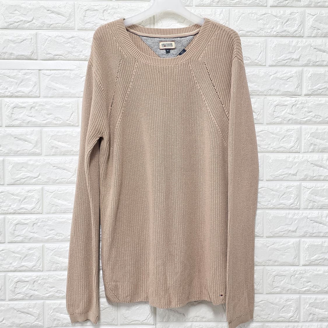 택포) 타미힐피거 베이지 니트 M 상품이미지1