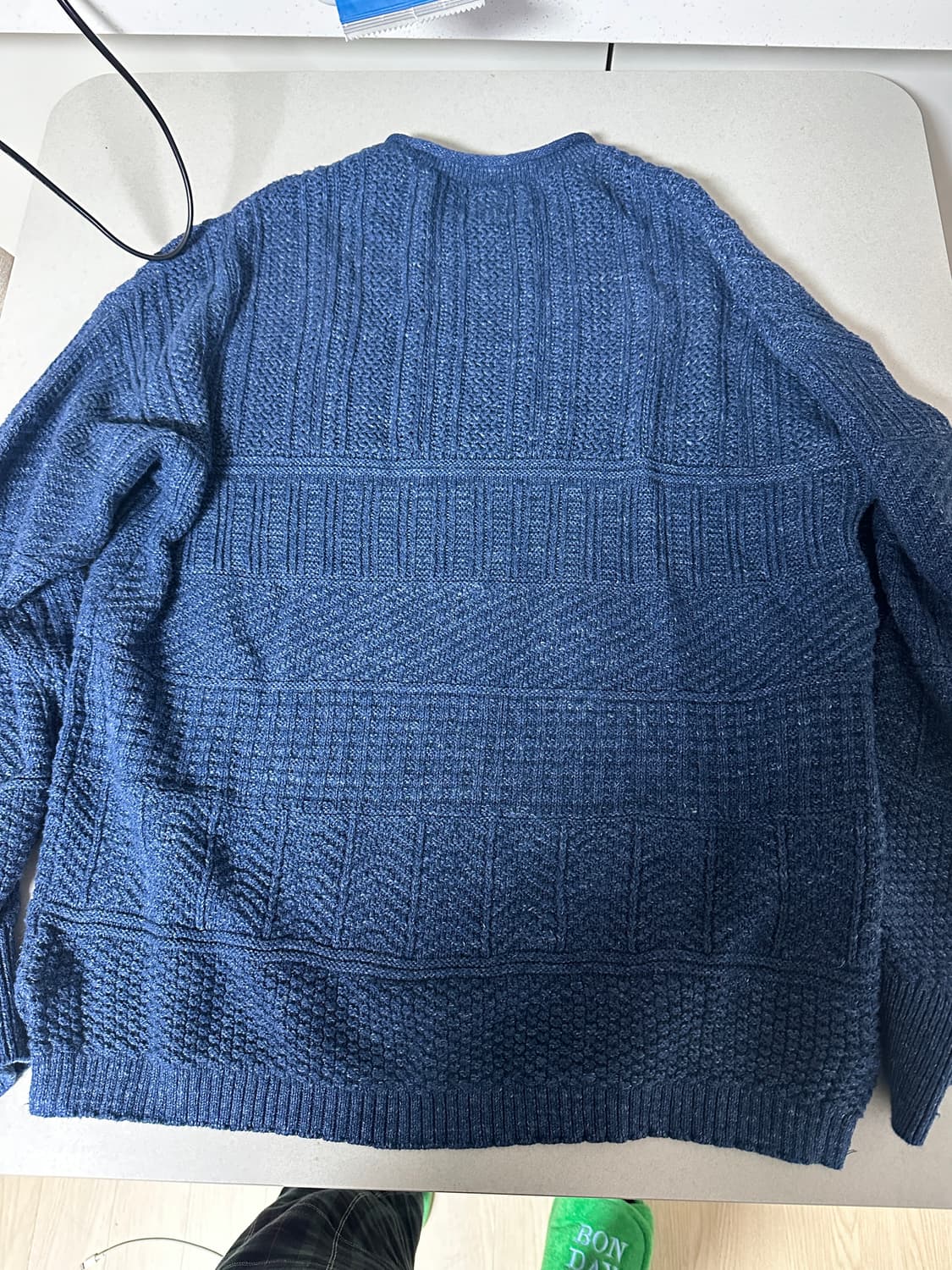 RRL 코튼 리넨 롤넥 스웨터 M 상품이미지3