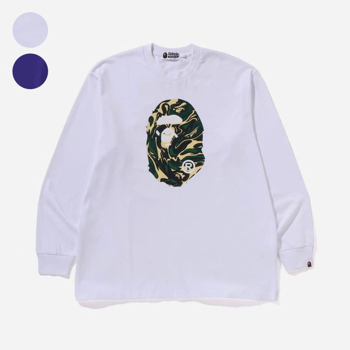 베이프 마블링 카모 오버핏 맨투맨 XL 상품이미지1