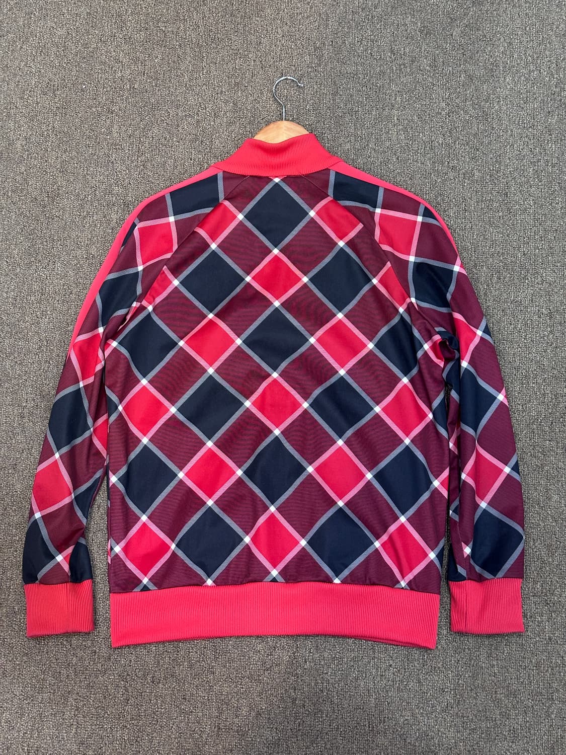 푸마 올드스쿨 레드 블랙 체크 트랙탑 져지 상품이미지5