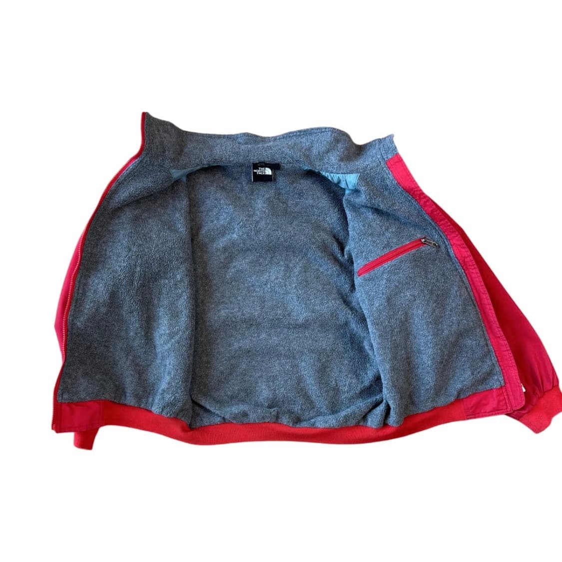 노스페이스 레드 양털 봄버 자켓 점퍼 상품이미지2