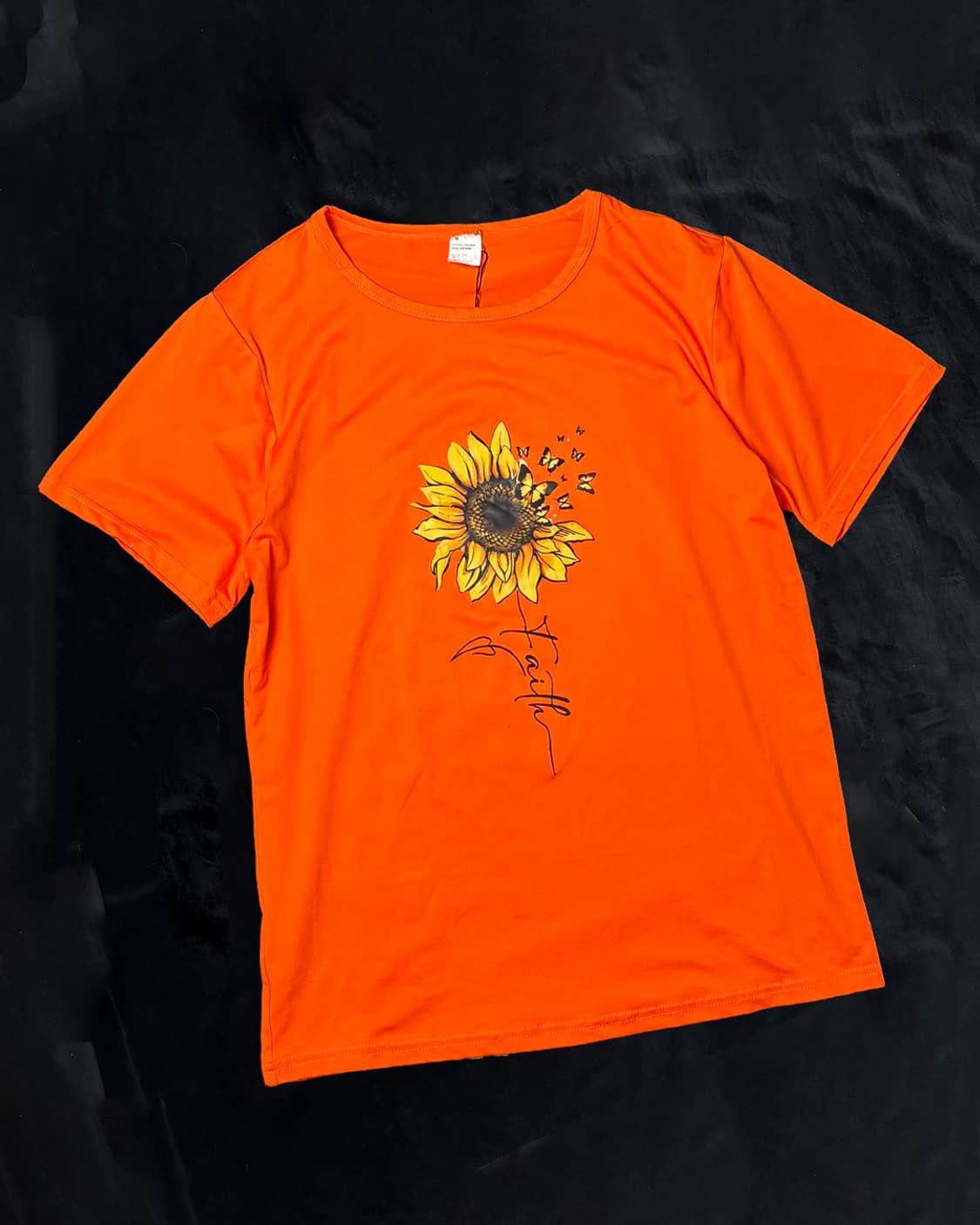 일본빈티지 해바라기 티셔츠 상품이미지1
