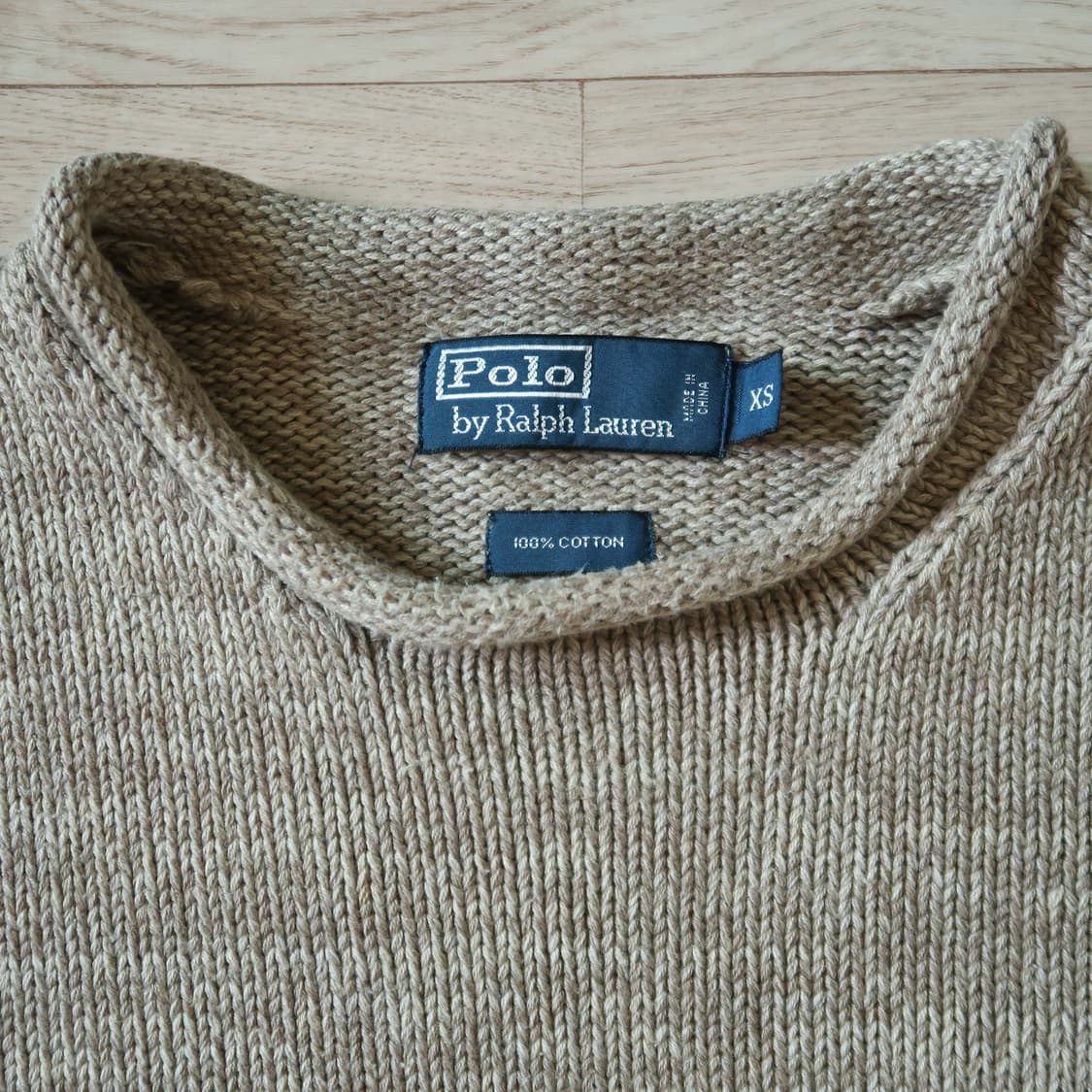 빈티지 폴로 랄프로렌 JPN 오트밀 니트 상품이미지2