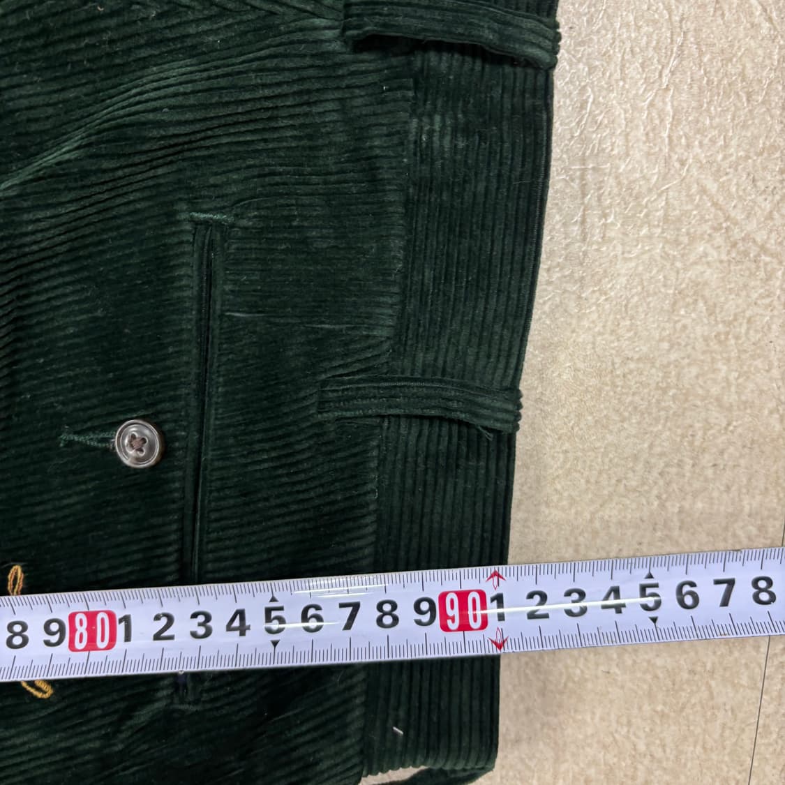 폴로 랄프로렌 그린 코듀로이 폭스 패턴 팬츠 상품이미지5