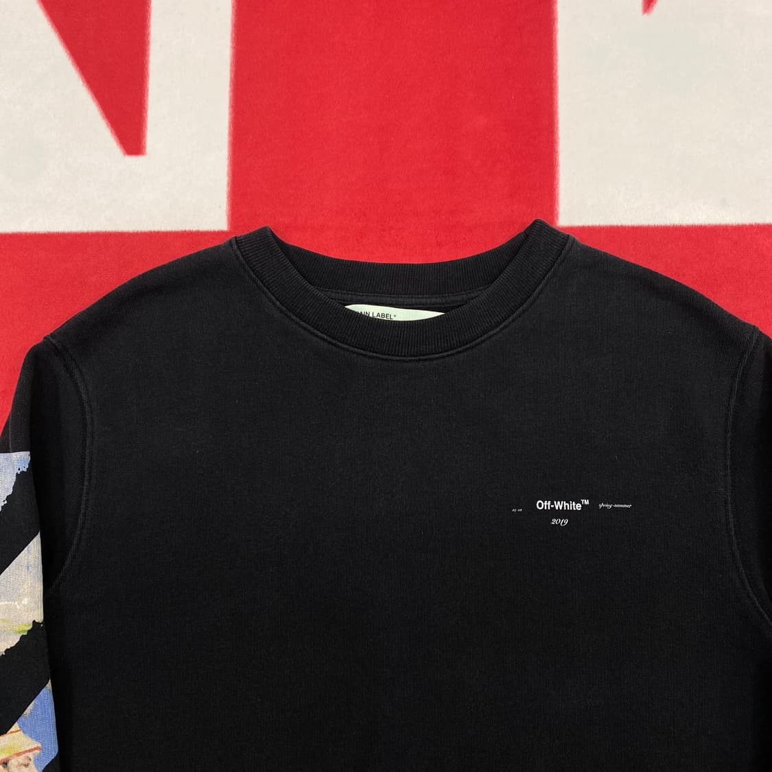 오프화이트 맨투맨 S 상품이미지3