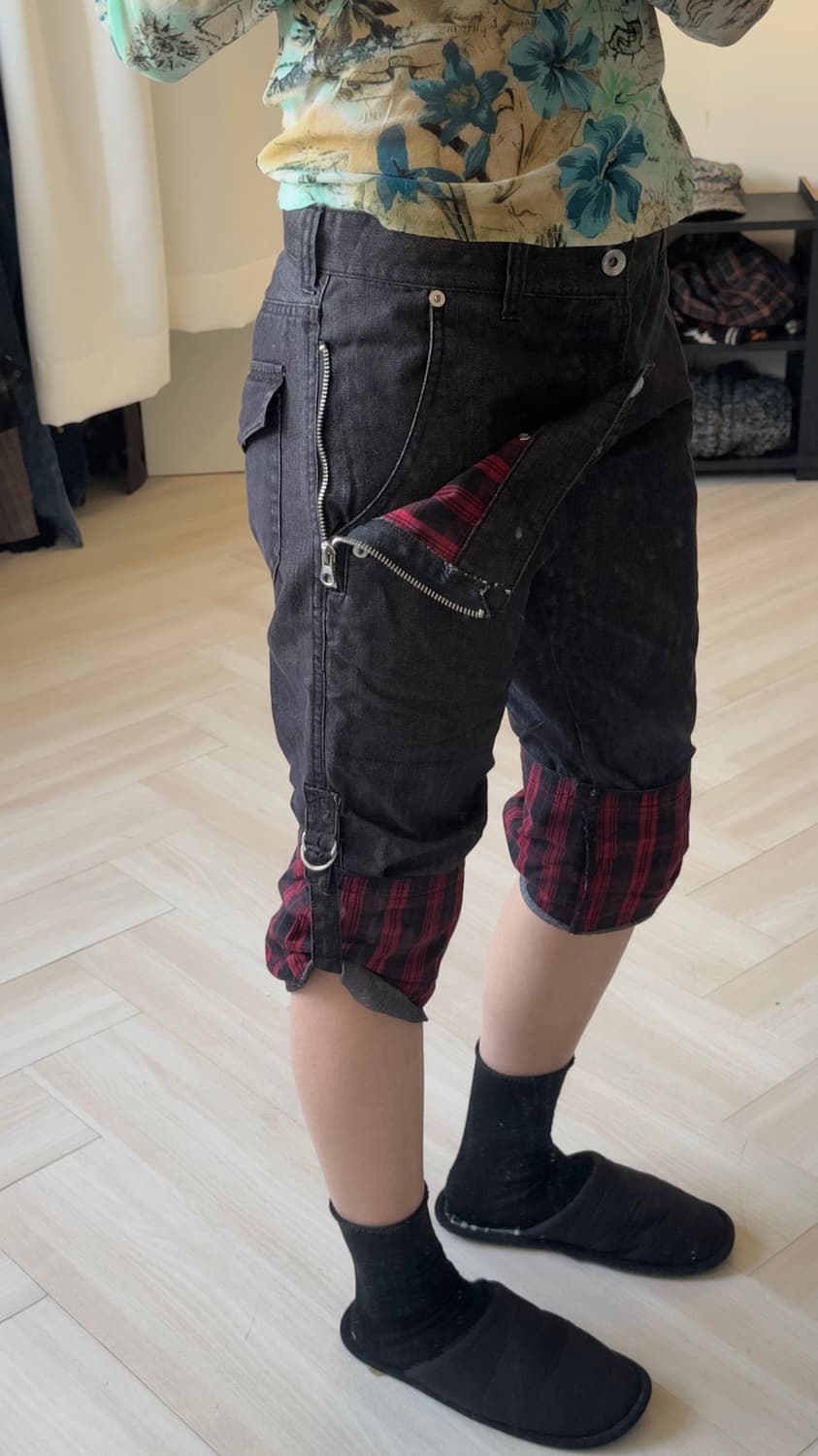 [SEMANTIC DESIGN] two button check denim 상품이미지9