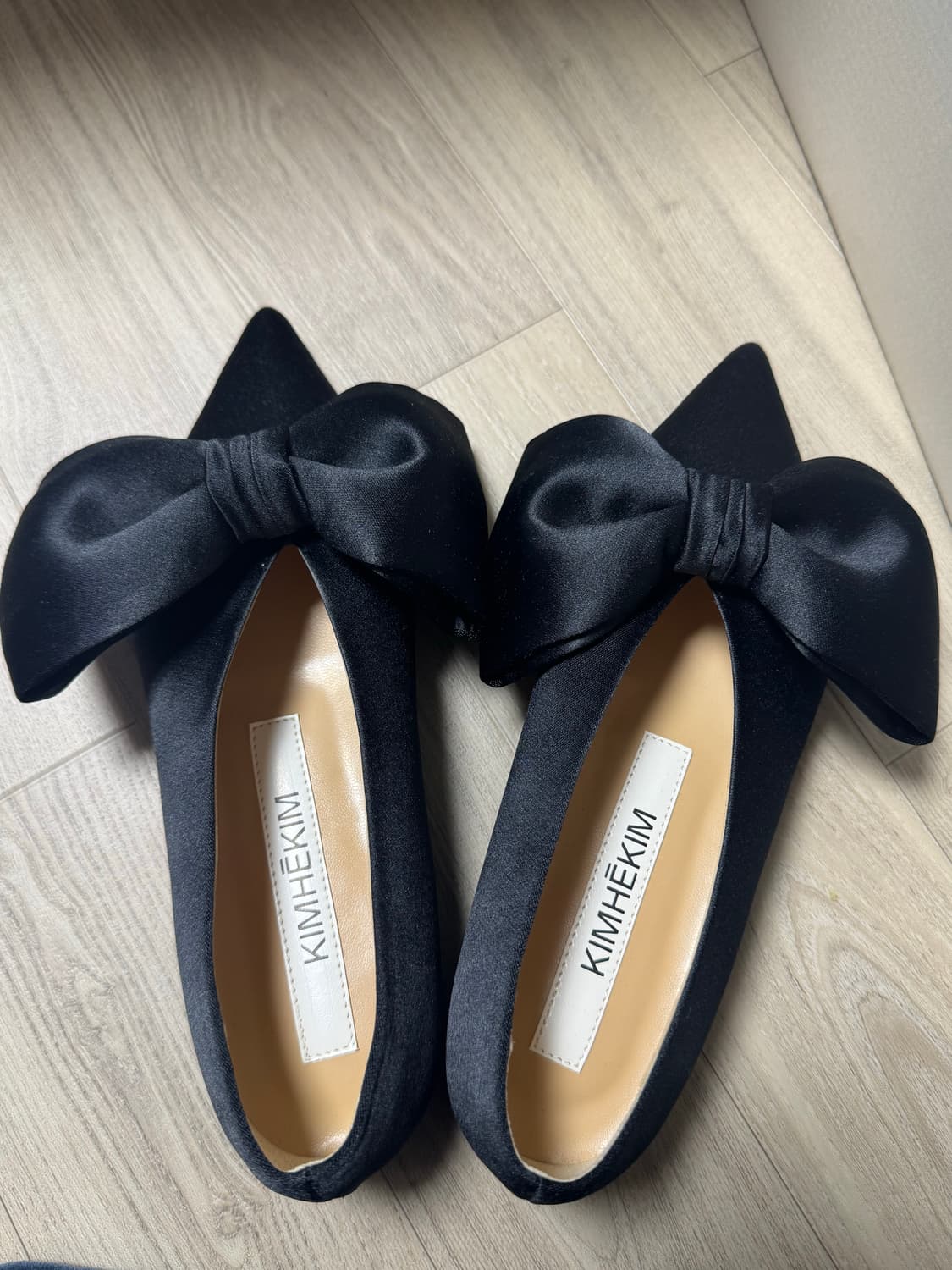 김해김 블랙 리본 플랫 35 상품이미지2