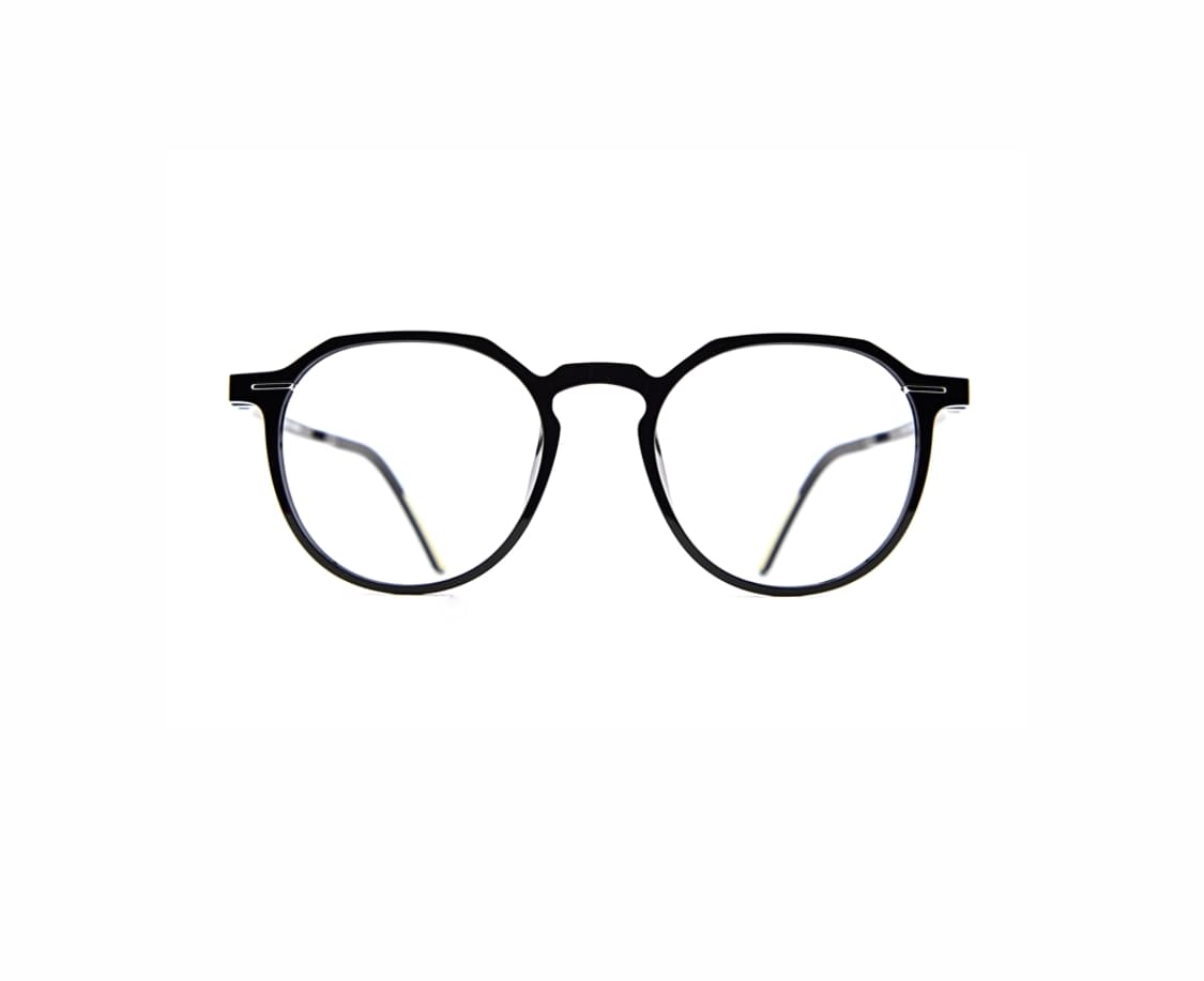 브릿지가 짧은 46사이즈의 울템안경 상품이미지3