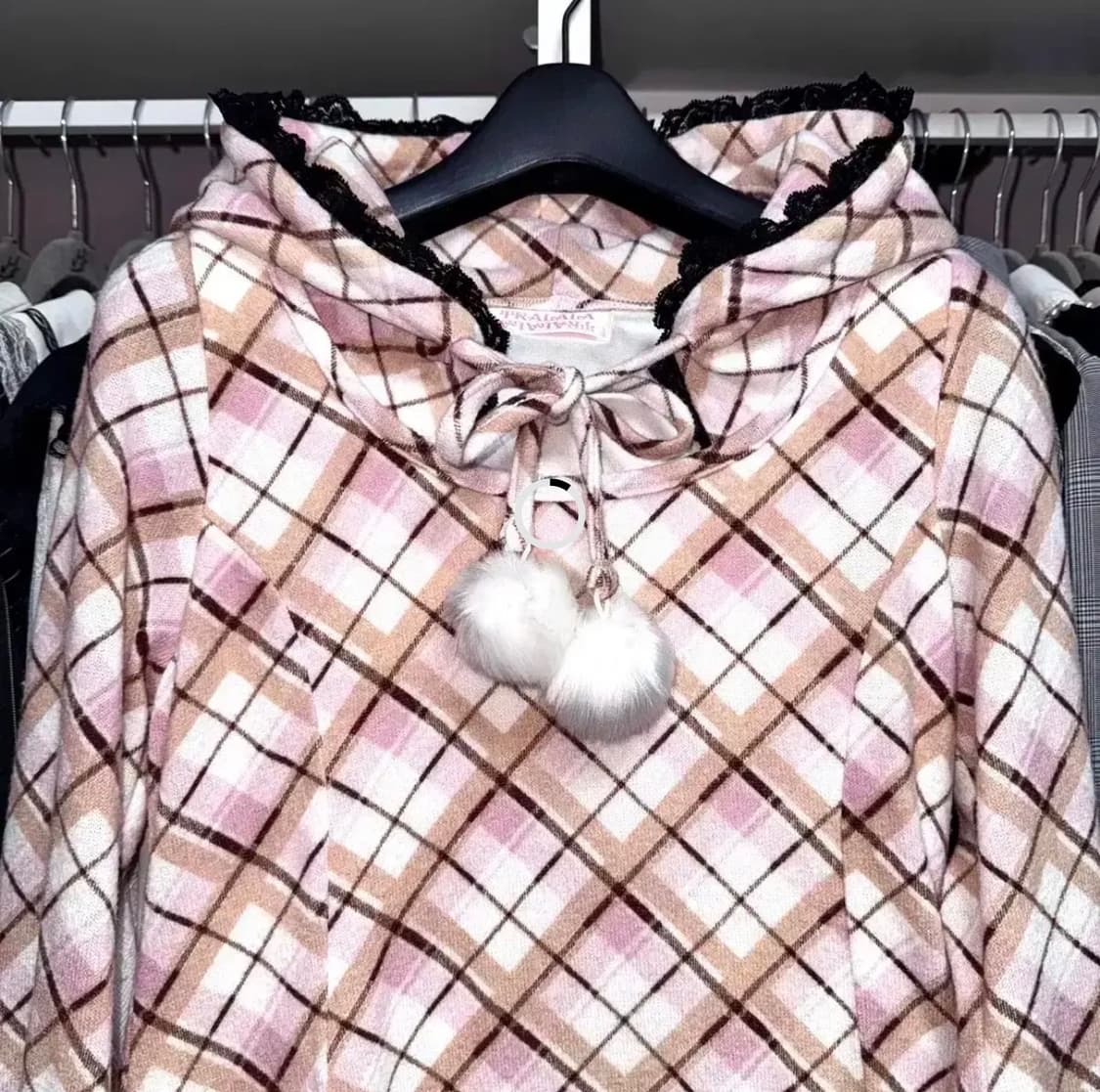 TRALALA 트랄라라 연핑크 체크 캉캉 프릴 원피스 상품이미지4