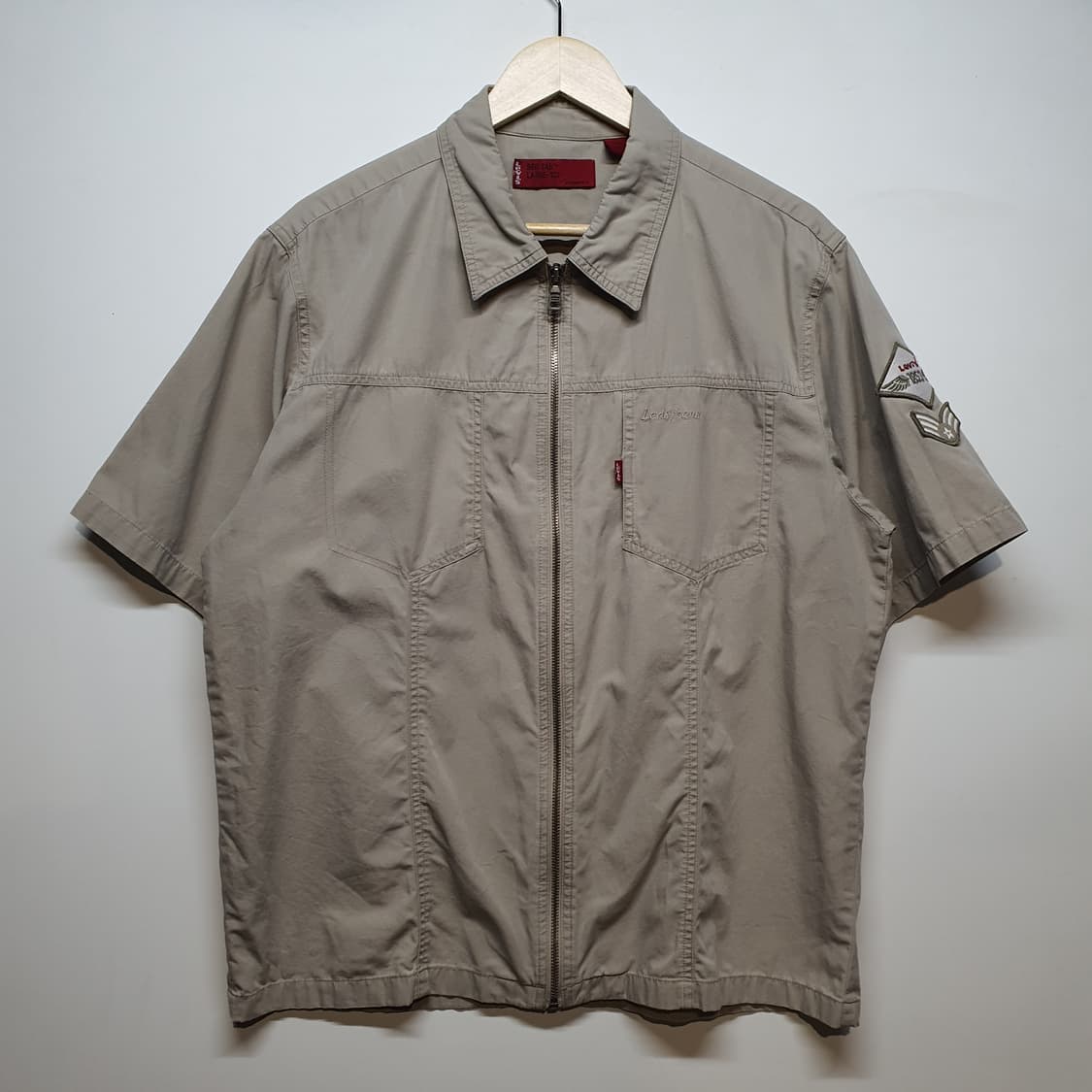 리바이스 반팔 집업 셔츠 상품이미지1