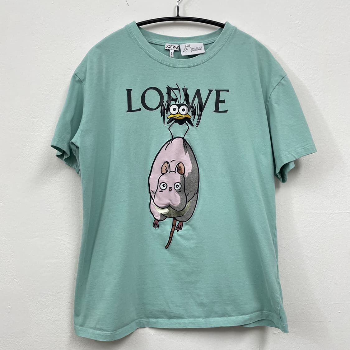 로에베 LOEWE x 지브리 스튜디오 센과 치히로 민트 반팔 티셔츠 S 상품이미지6