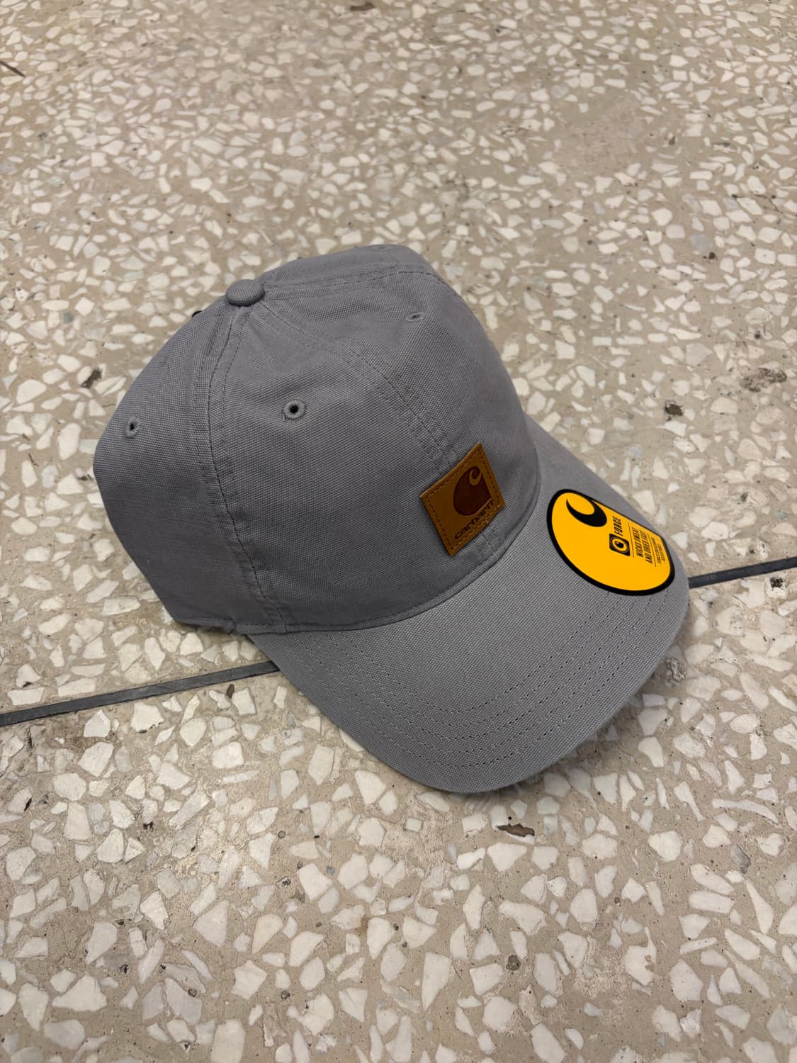 Carhartt Grey Logo Patch Cap 상품이미지1