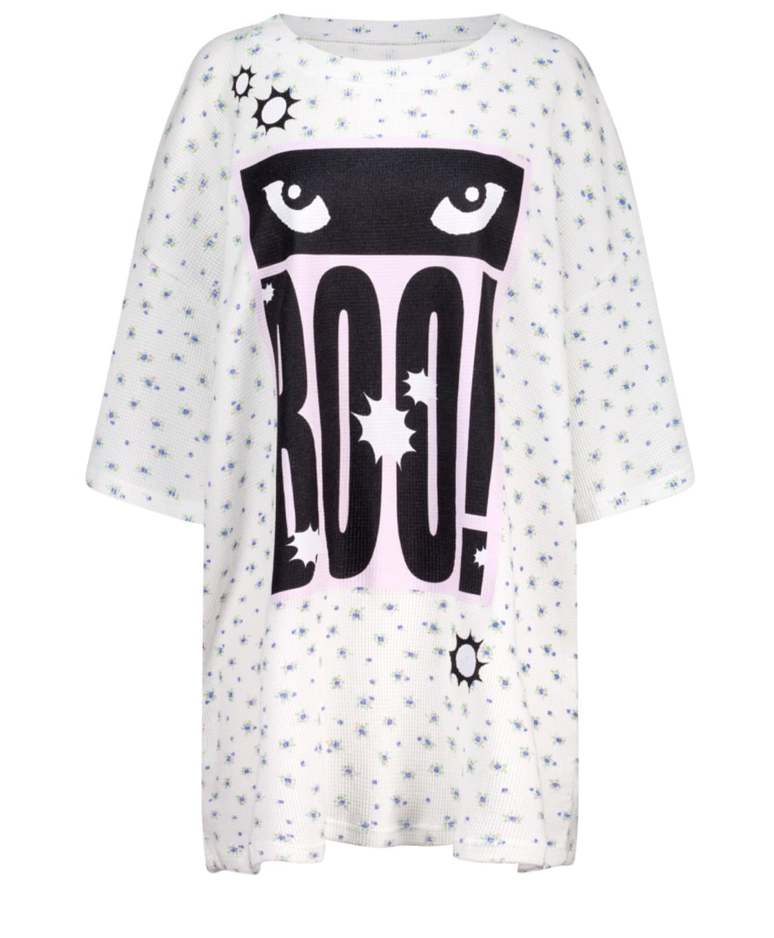 cat’s eyes flower waffle top 판매합니다 상품이미지1