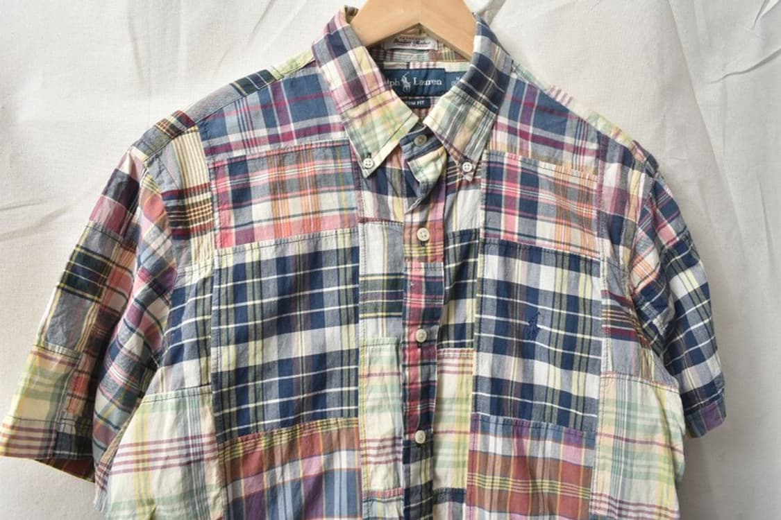 폴로 랄프로렌 마드라스 체크 셔츠 M M0226 상품이미지6