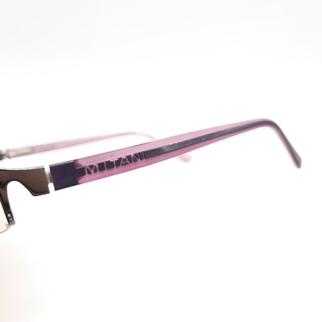 데드스탁 사각 라운드 티타늄 반무테 안경 332 상품이미지3