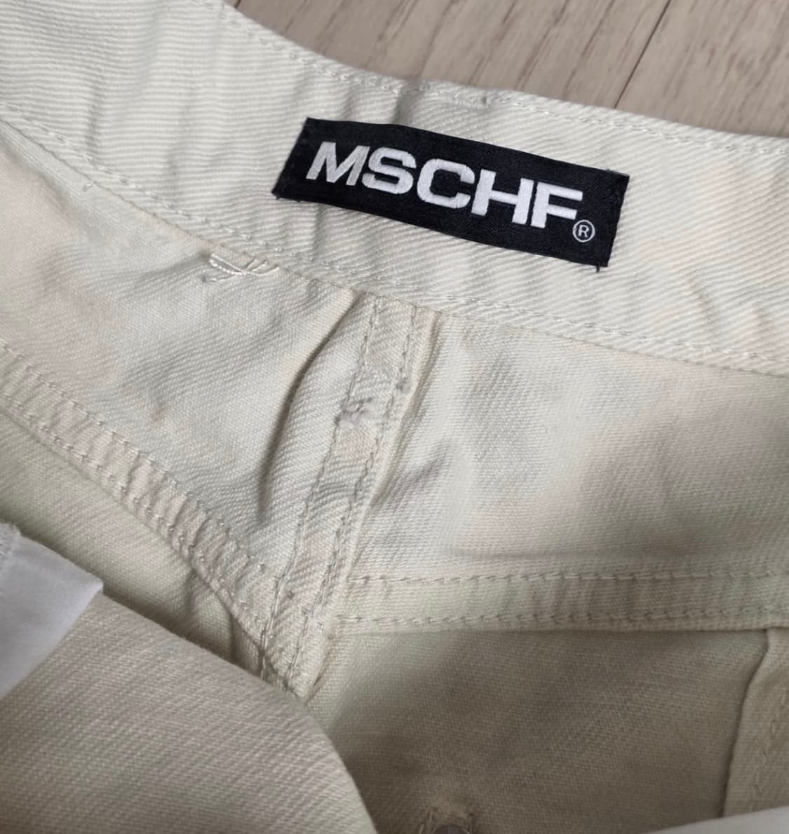 미스치프 버뮤다 팬츠 크림M 상품이미지2
