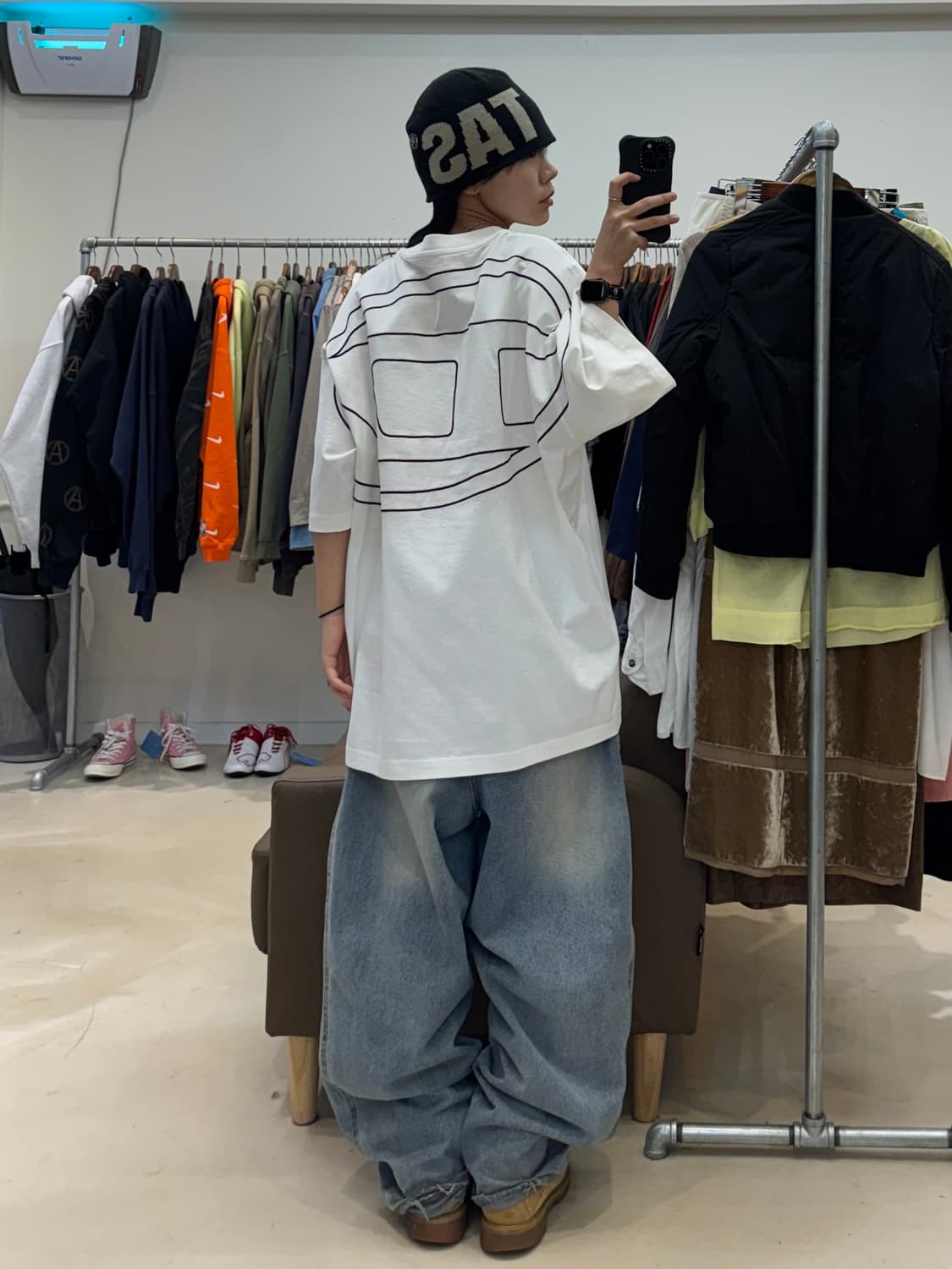 디젤 오벌 D 티셔츠 상품이미지5