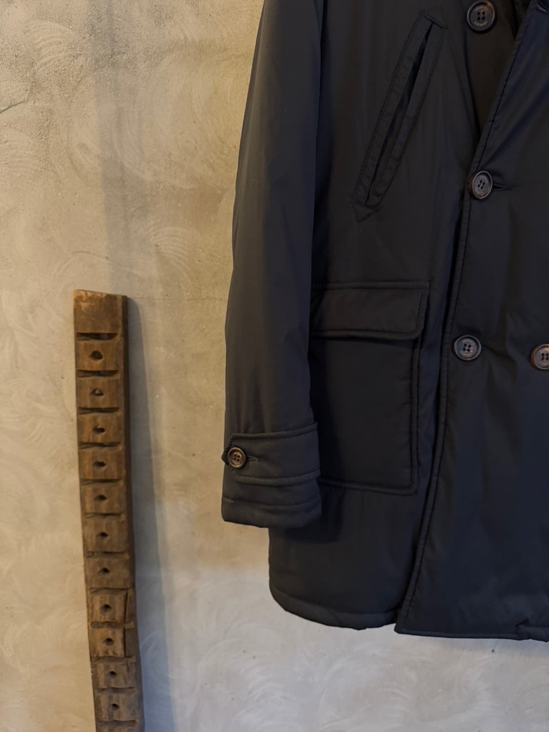 일레븐티 더블 브레스티드 패딩 코트 슬림100 상품이미지8