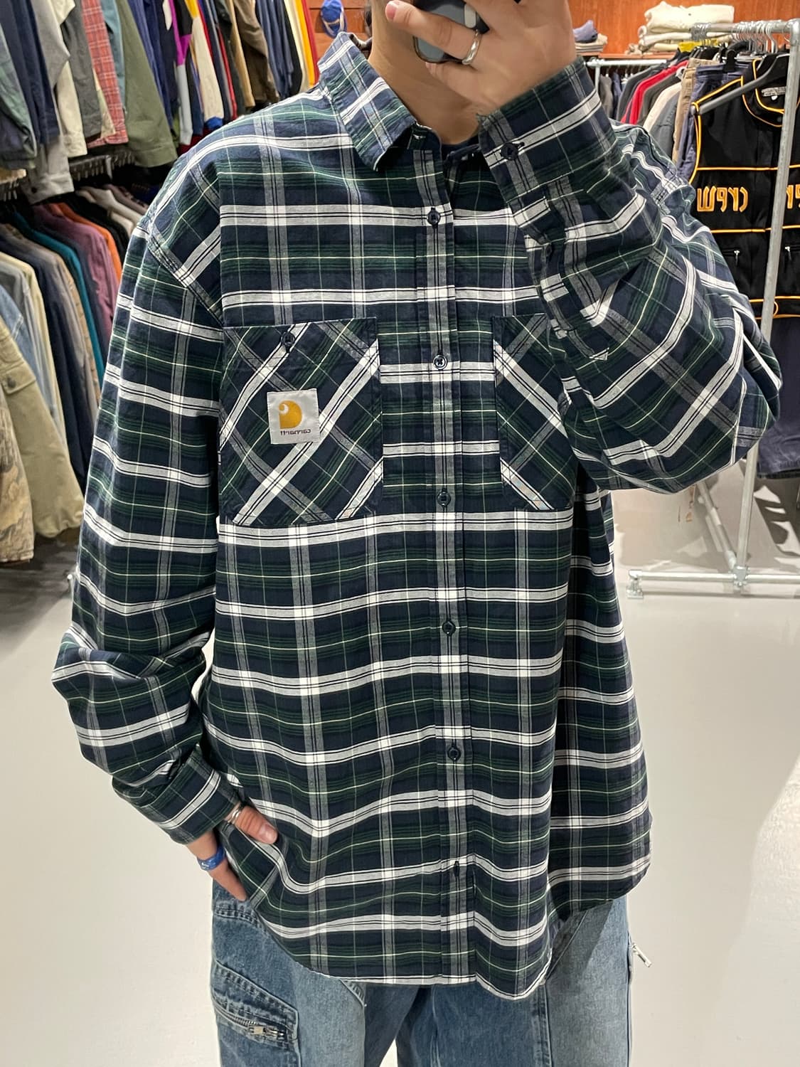 칼하트 체크 셔츠  상품이미지4