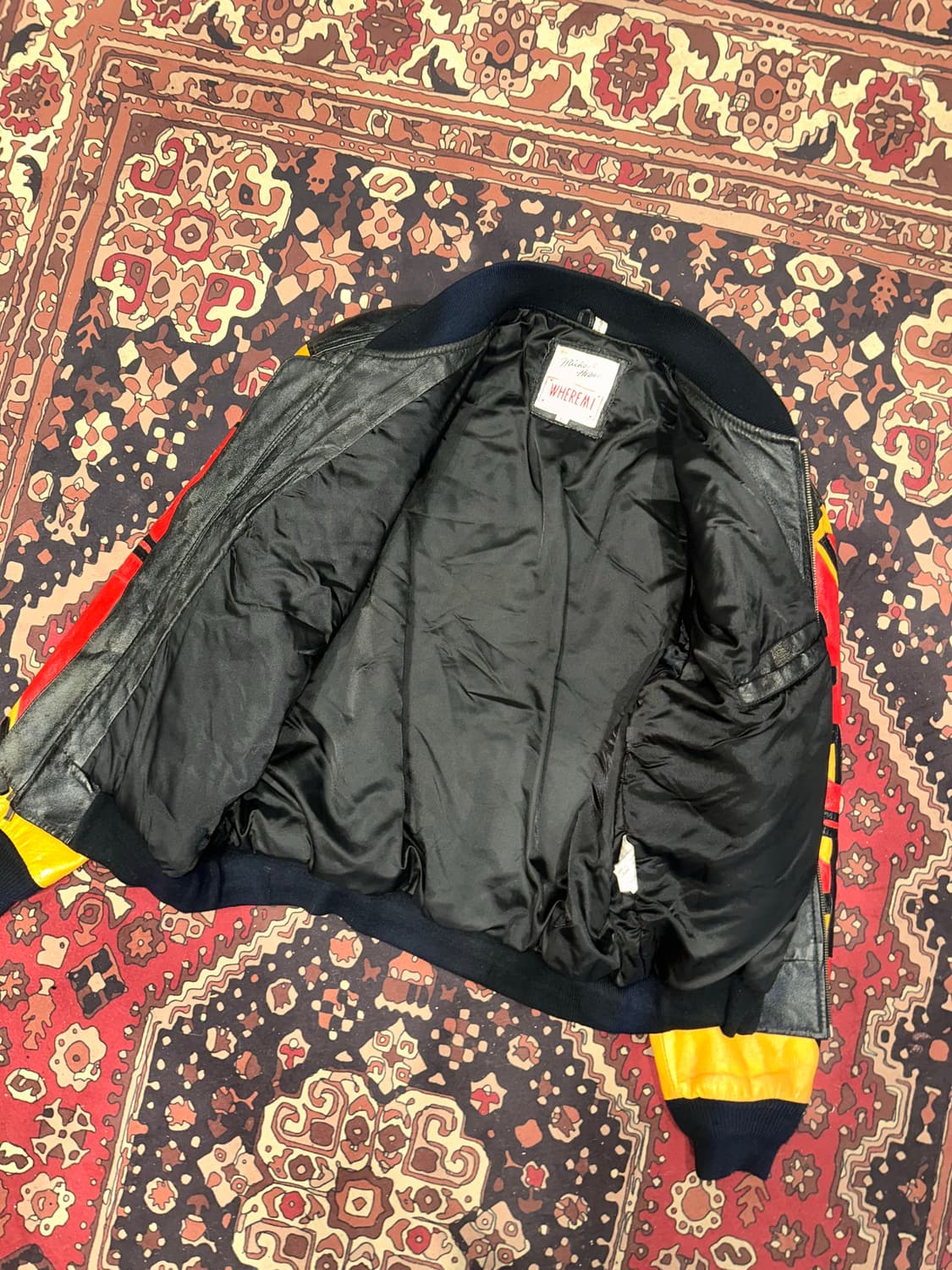 ( XL-2XL ) 레더자켓 항공점퍼 항공자켓 빈티지가죽 봄버자켓  상품이미지6