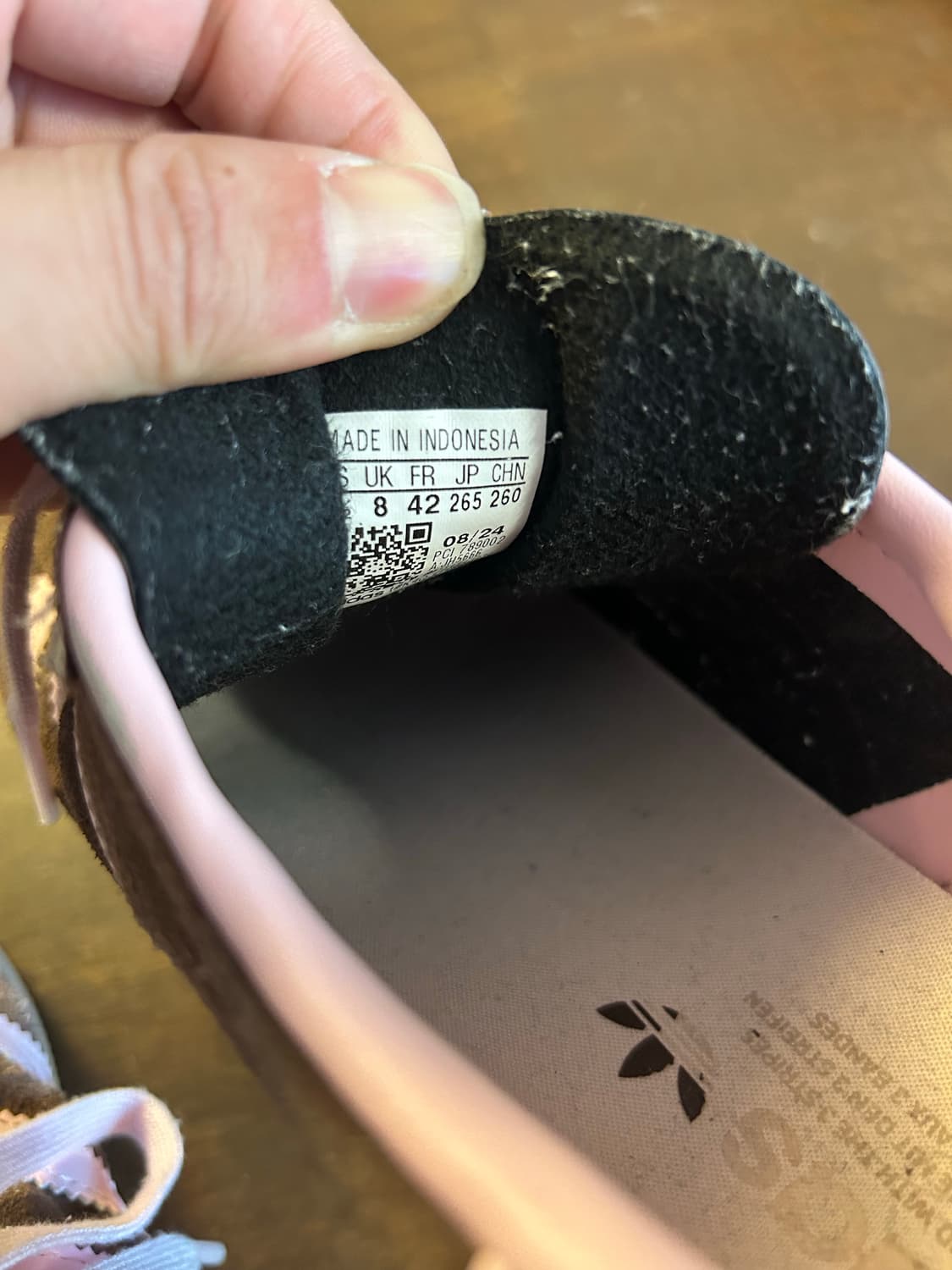 아디다스 가젤 브라운/핑크 265 상품이미지7