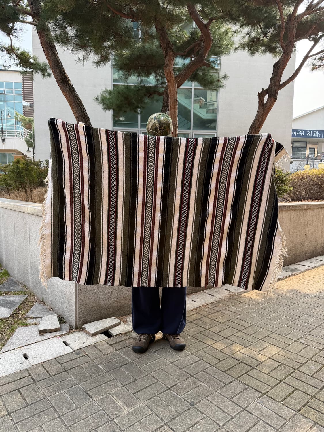 Mexican Vtg rug 멕시칸 빈티지 러그 상품이미지4