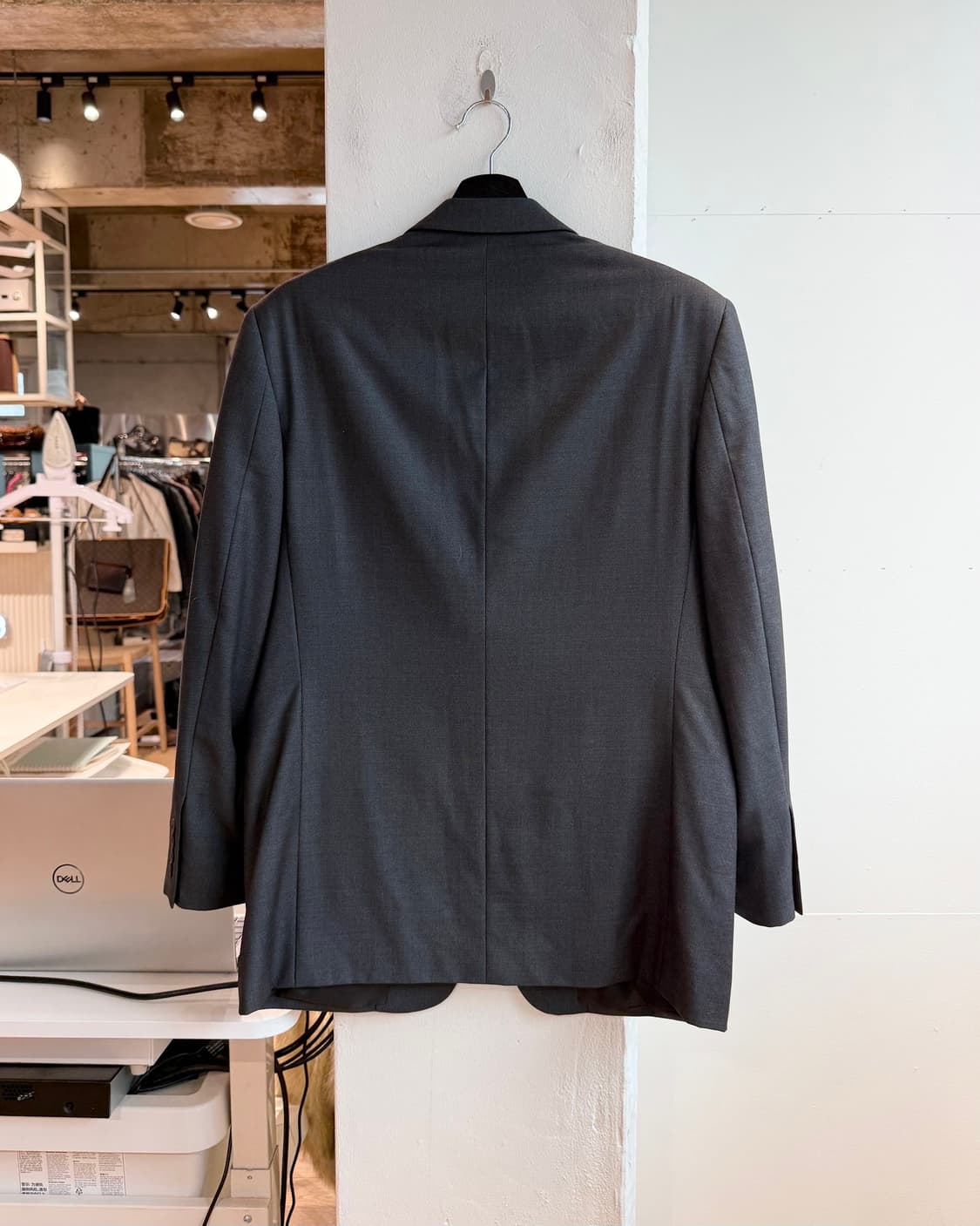 발렌시아가 차콜 2b 블레이저 자켓  상품이미지7
