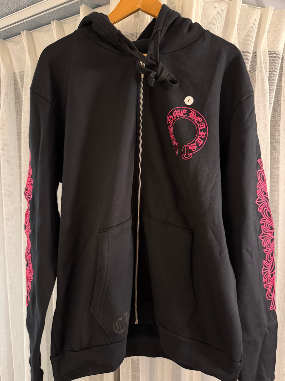 크롬하츠 홀스슈 플로랄 후드집업 상품이미지1