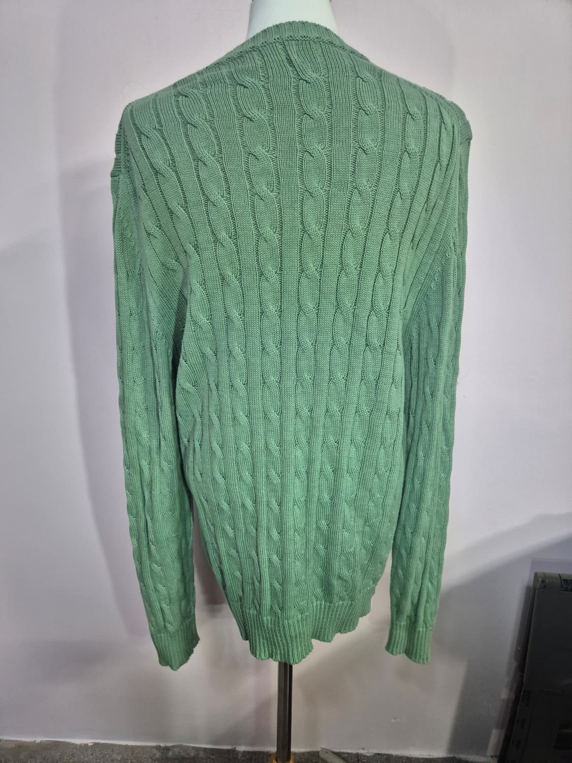 폴로 랄프로렌 케이블 니트 그린 상품이미지2