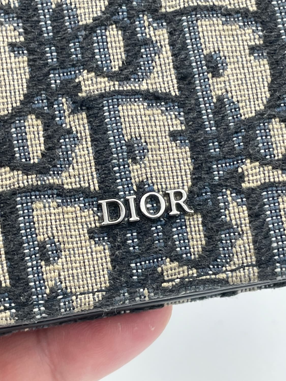 [ 풀구성 / 새상품급 ] 정품 디올 오블리크 반지갑 베이지 상품이미지6