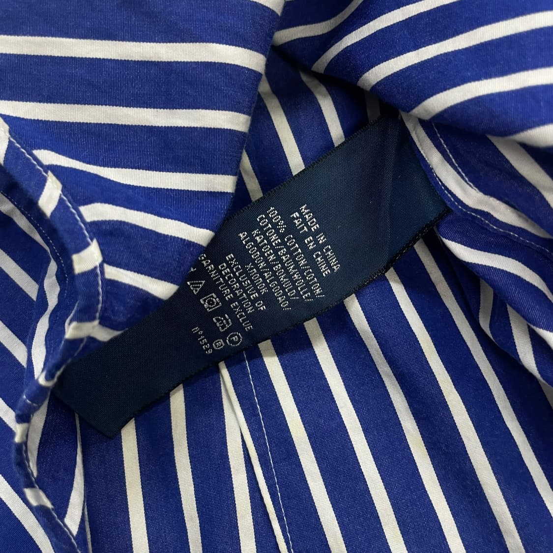 폴로 랄프로렌 우먼스 크레스트 로고 스트라이프 셔츠 상품이미지4