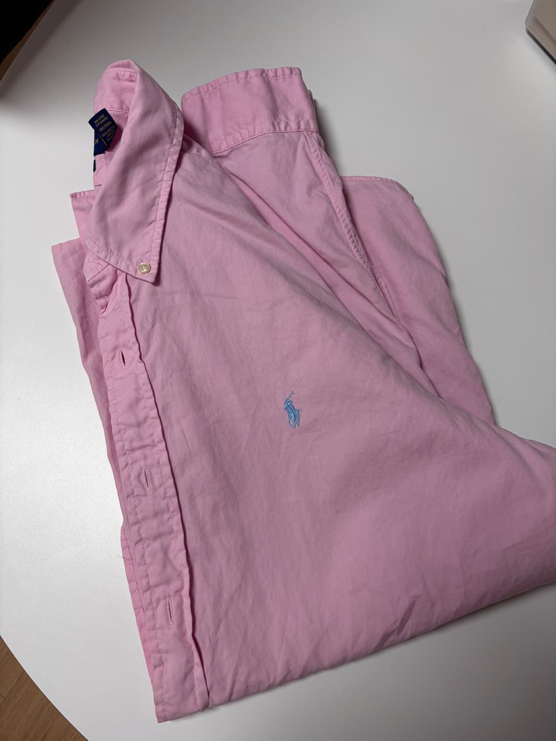 Polo 폴로 랄프로렌 베이비 핑크 신형 셔츠 L 상품이미지1