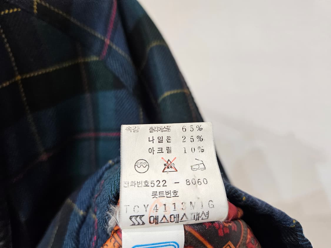 입생로랑 체크 울 자켓 상품이미지8