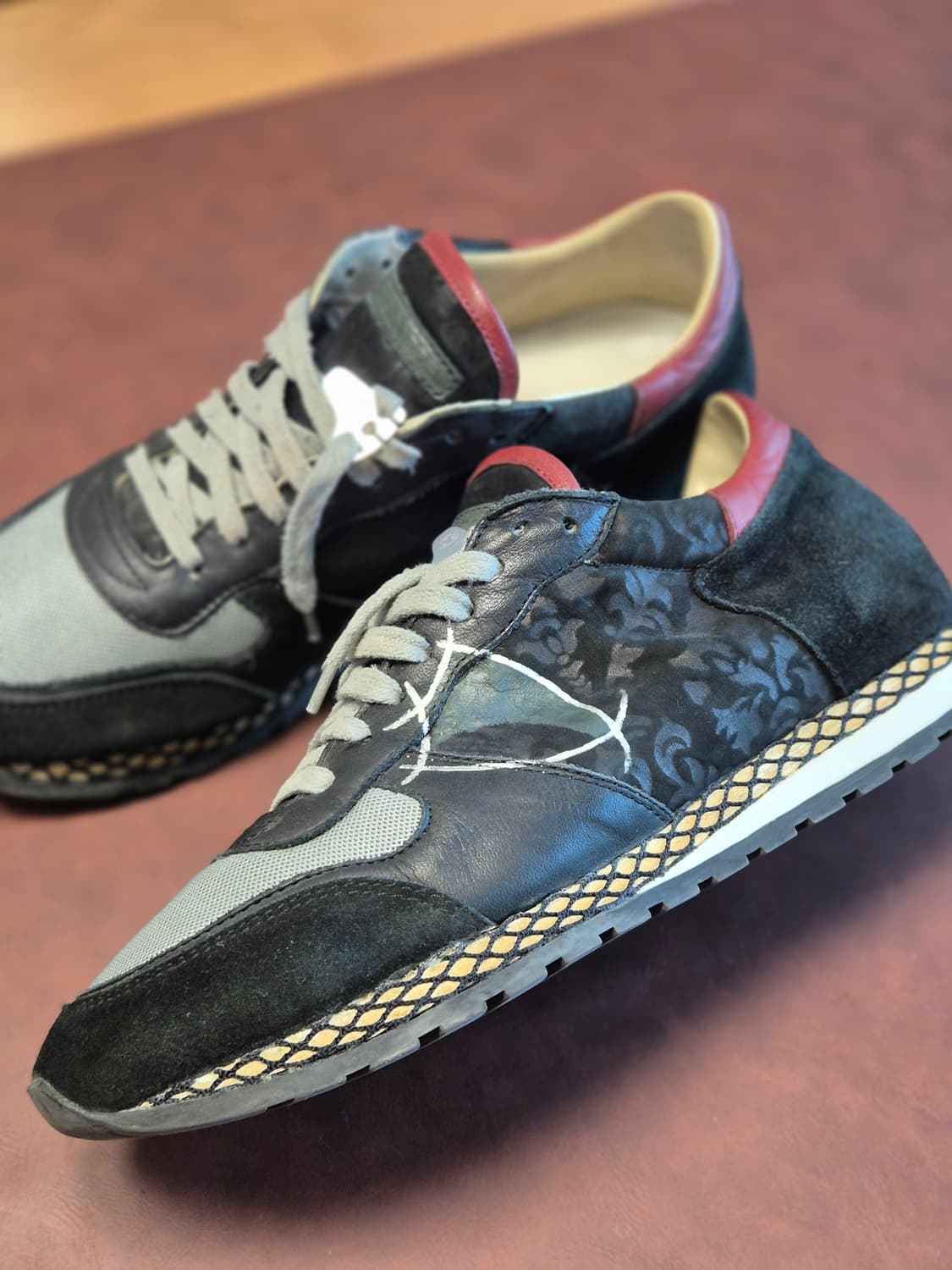 실착용2회255-260(40) 정품 필립모델 스니커즈 상품이미지9