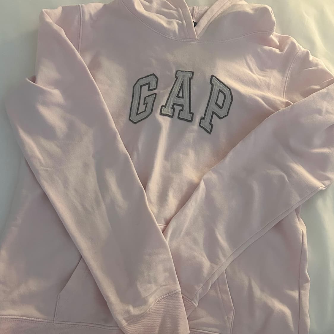 GAP 연핑크 기모 후드티 상품이미지1