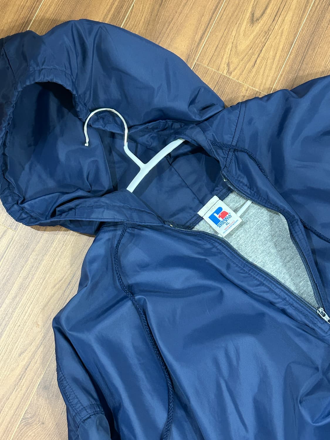 90s 빈티지 러셀 아노락 반집업 후디 상품이미지2