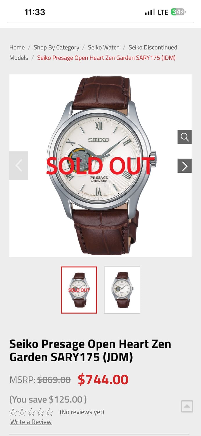 세이코 프레사지 오픈하트 오토매틱 38mm 아이보리판 ssa413j1 상품이미지10