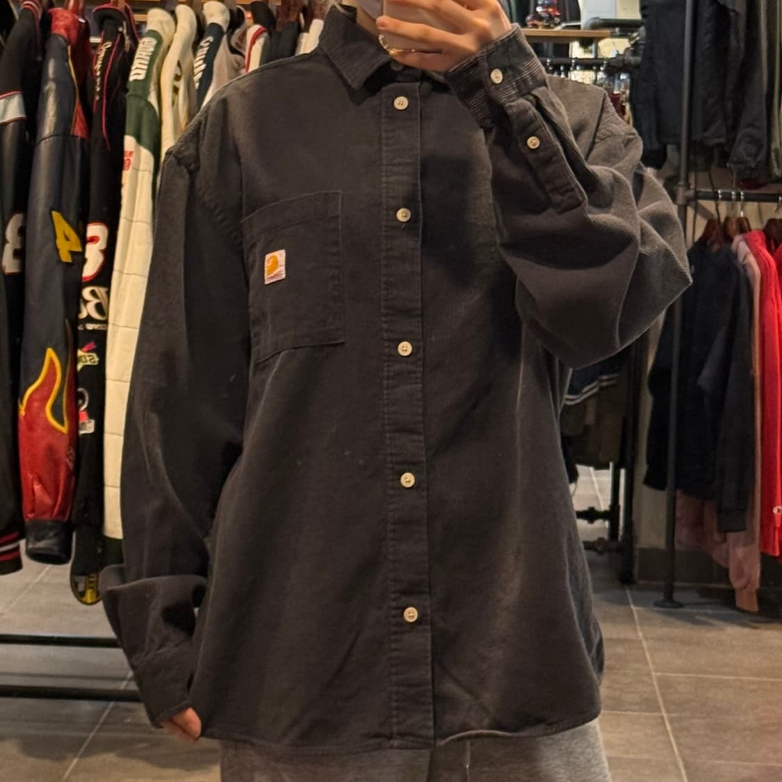 [NO.9] 칼하트 코듀로이 긴팔셔츠 상품이미지1