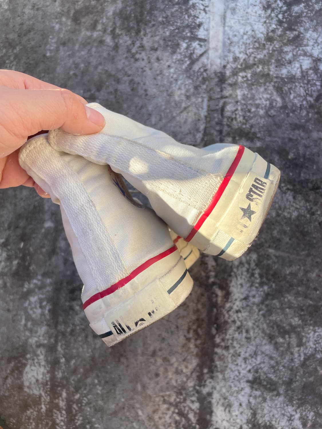 7-80s 빈티지 컨버스 화이트 척테일러 상품이미지6