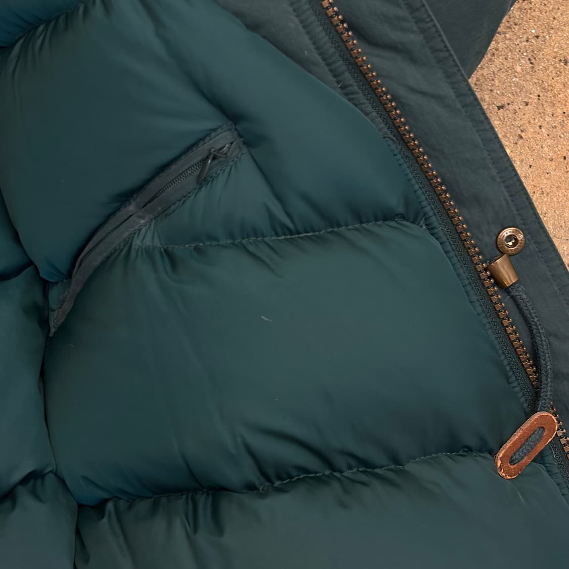 레어 90s USA 빈티지 엘엘빈 구스다운 파카 오리털패딩 범버 상품이미지7