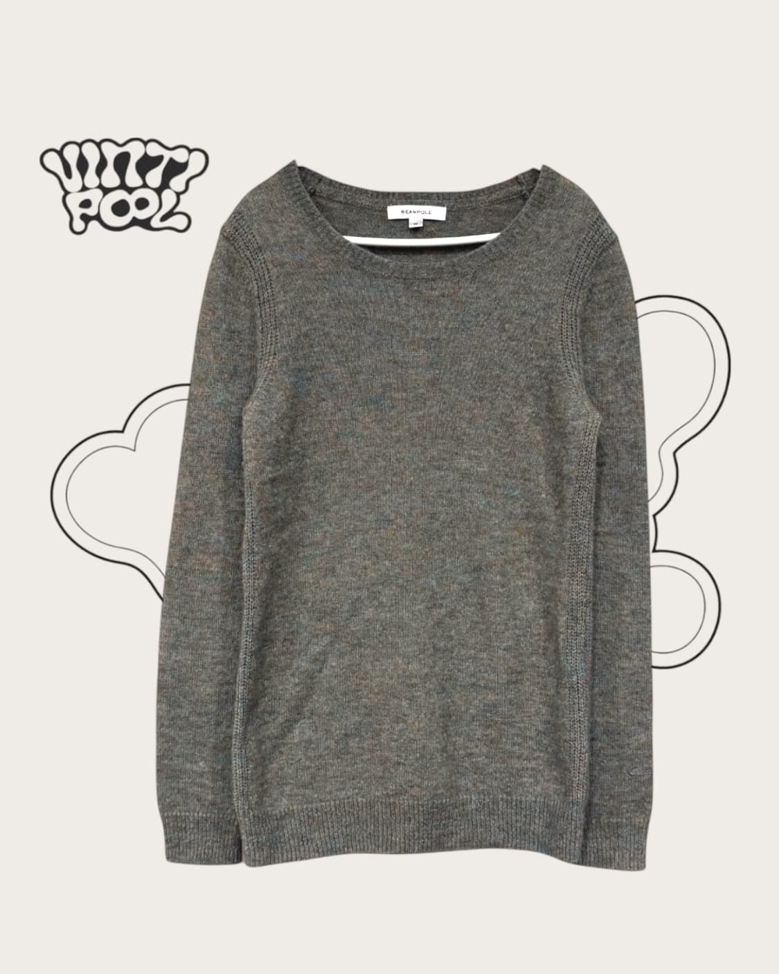 빈폴 울니트 모헤어 90(w) 멀티컬러 그린 상품이미지1