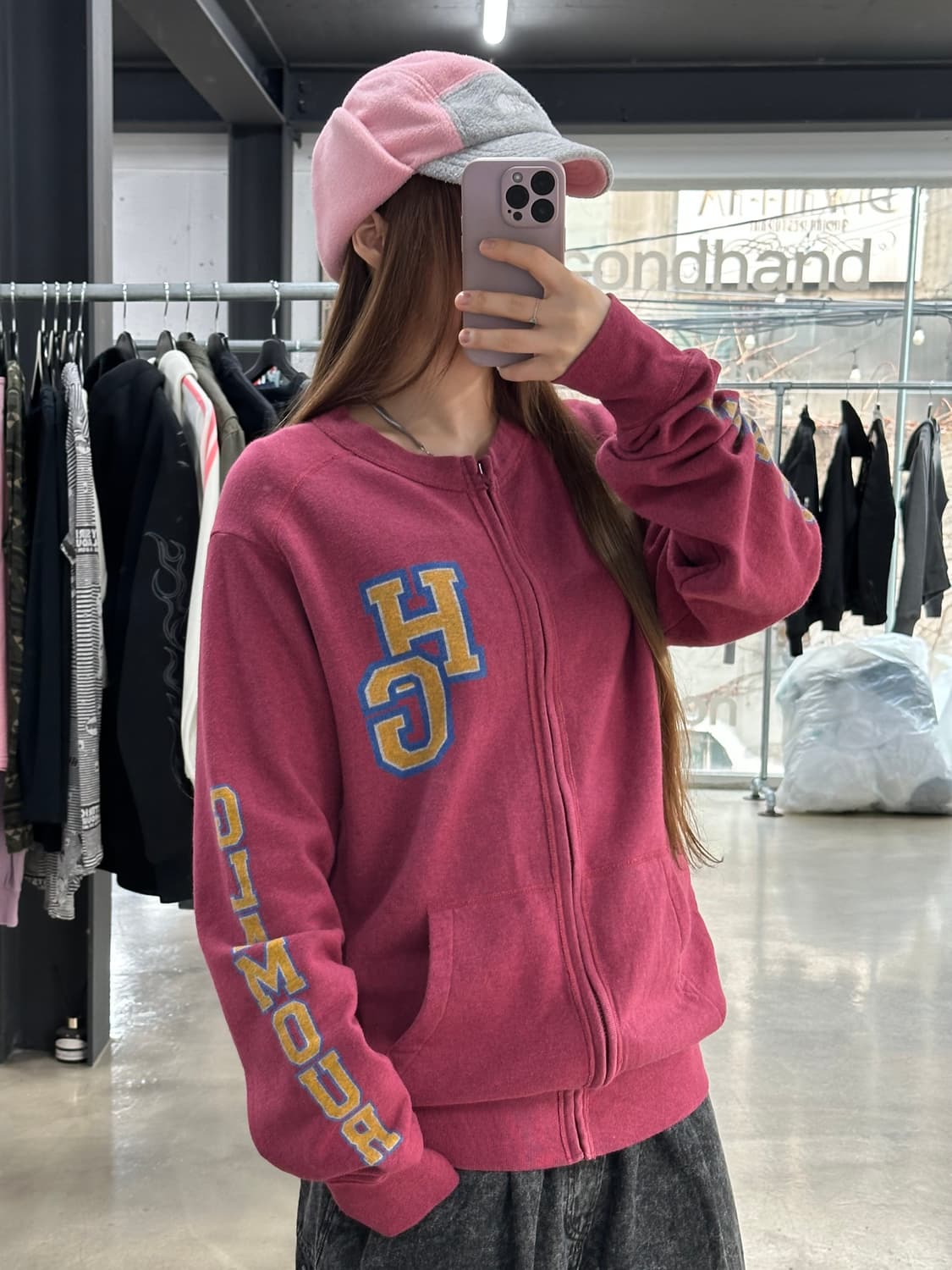 히스테릭글래머 90s 코튼 블루종 집업 상품이미지1