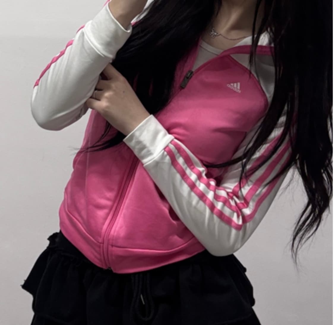 아디다스 흰핑 핑크 져지 상품이미지1