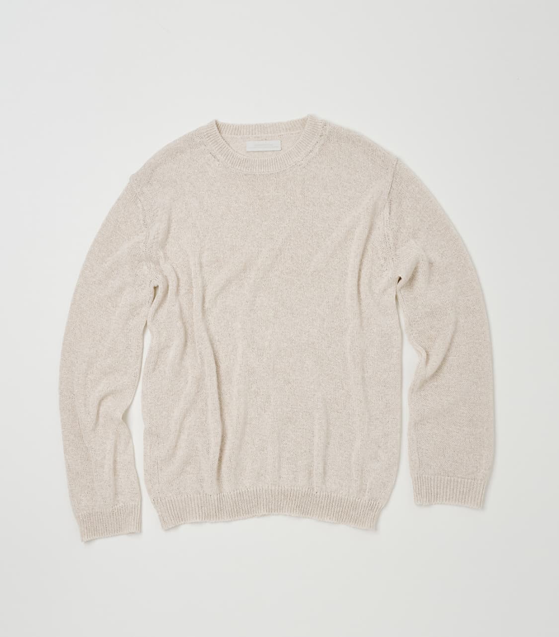 낫띵에브리띵 OVERSIZED LINEN SWEATER IN IVORY  상품이미지3