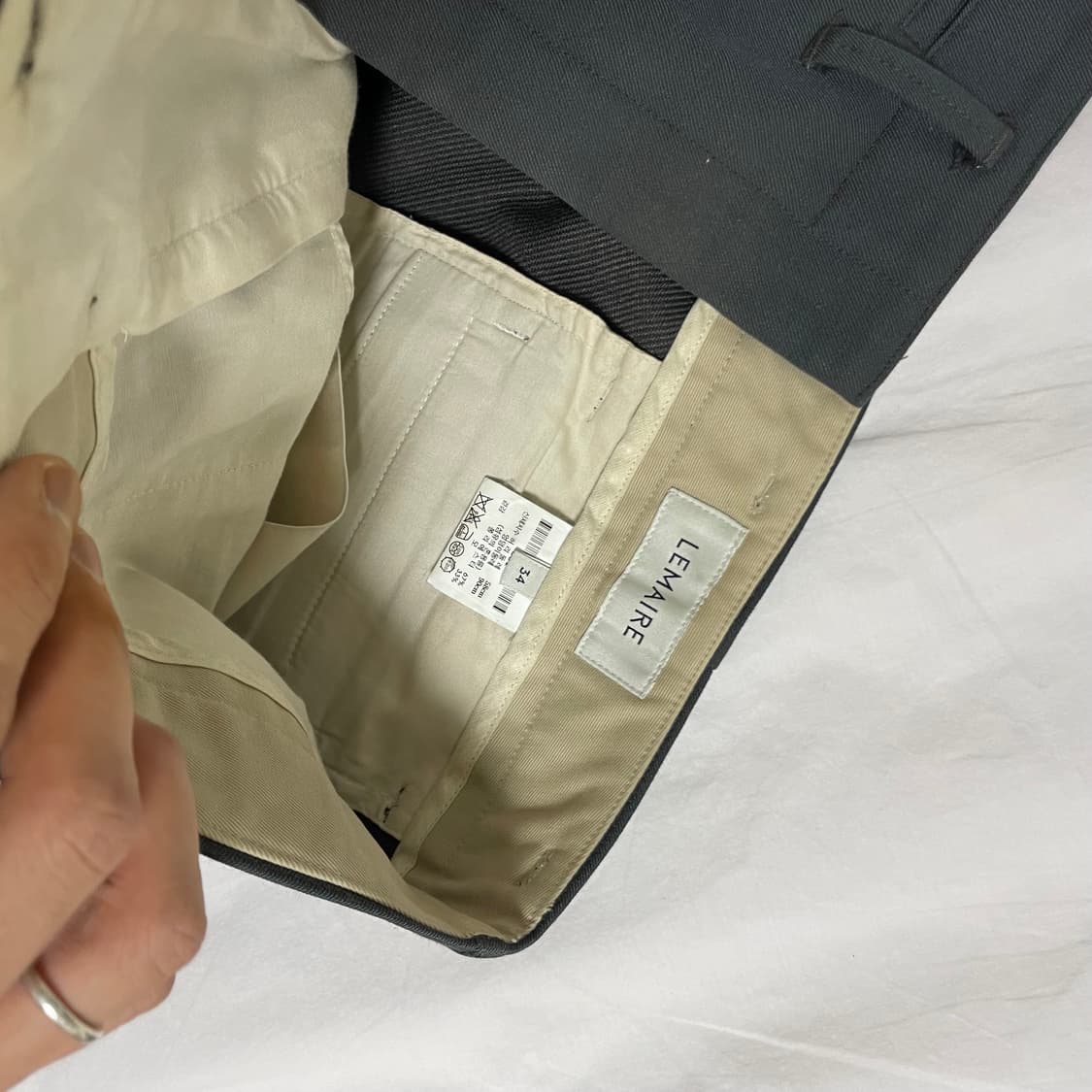 르메르 와이드레그 팬츠 그레이 29정도 상품이미지5