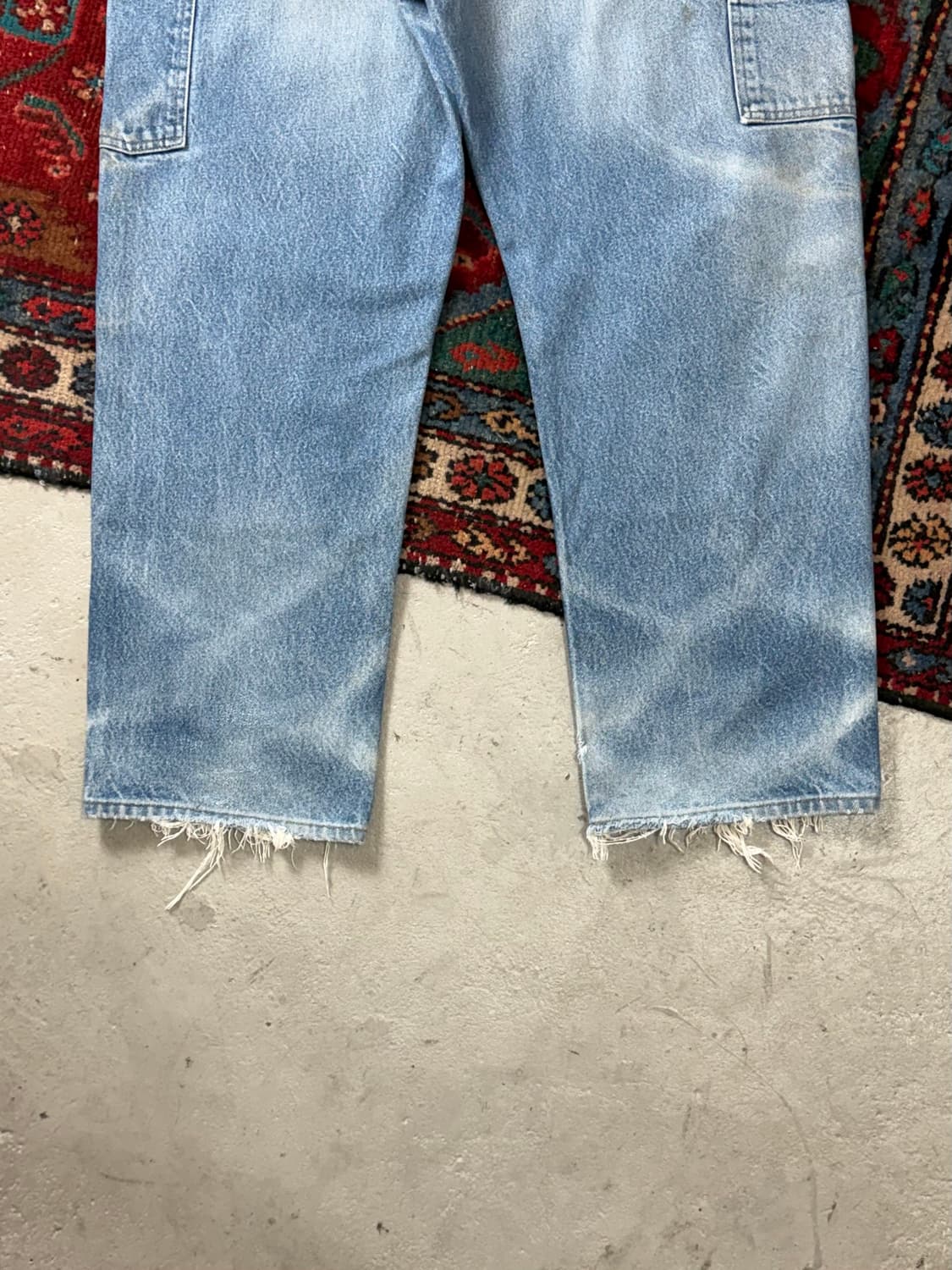 00's OG 칼하트 B07 더블니 팬츠 칼하트 데님 더블니 미친페이딩 상품이미지8
