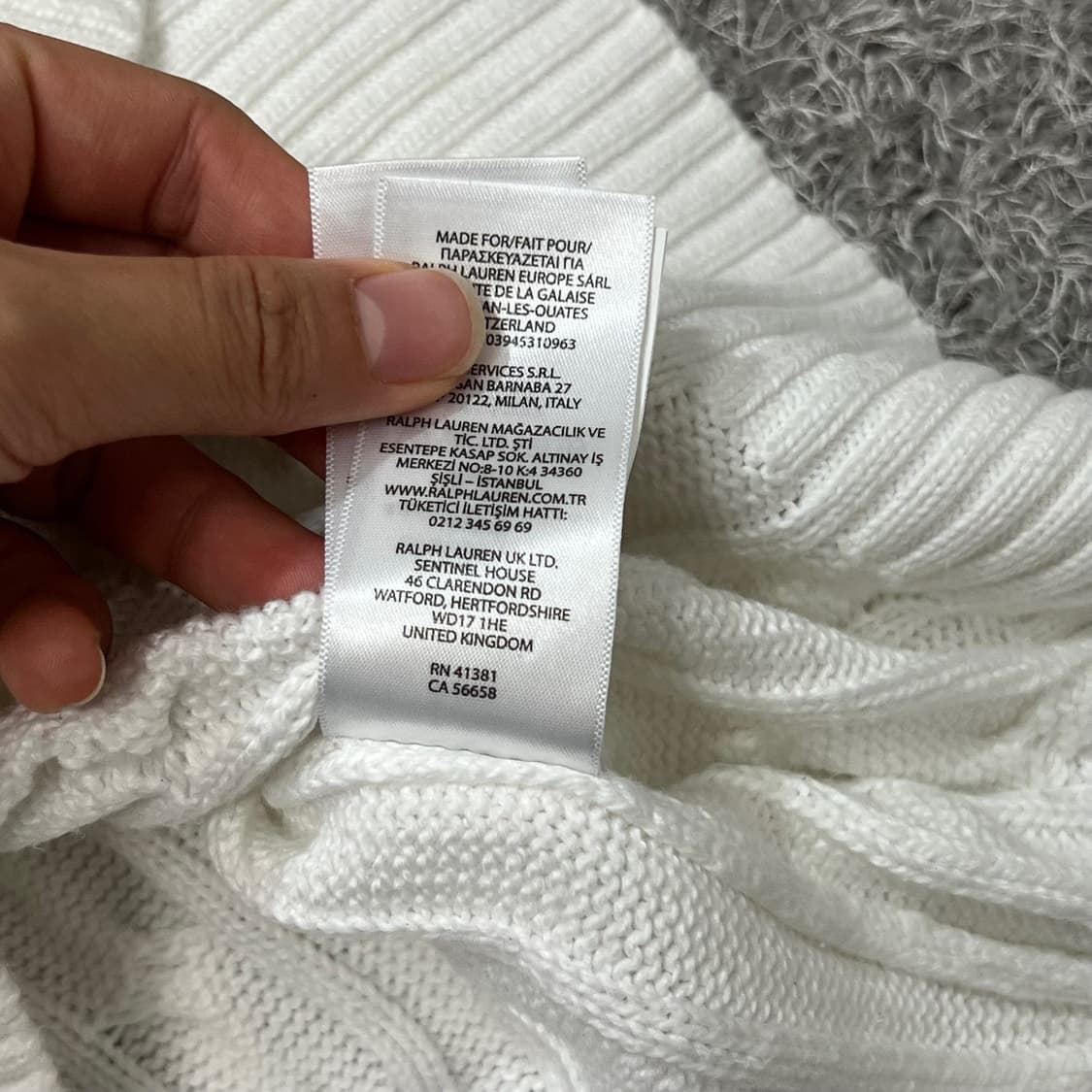 [100] 폴로 랄프로렌 신형 케이블 니트 상품이미지5