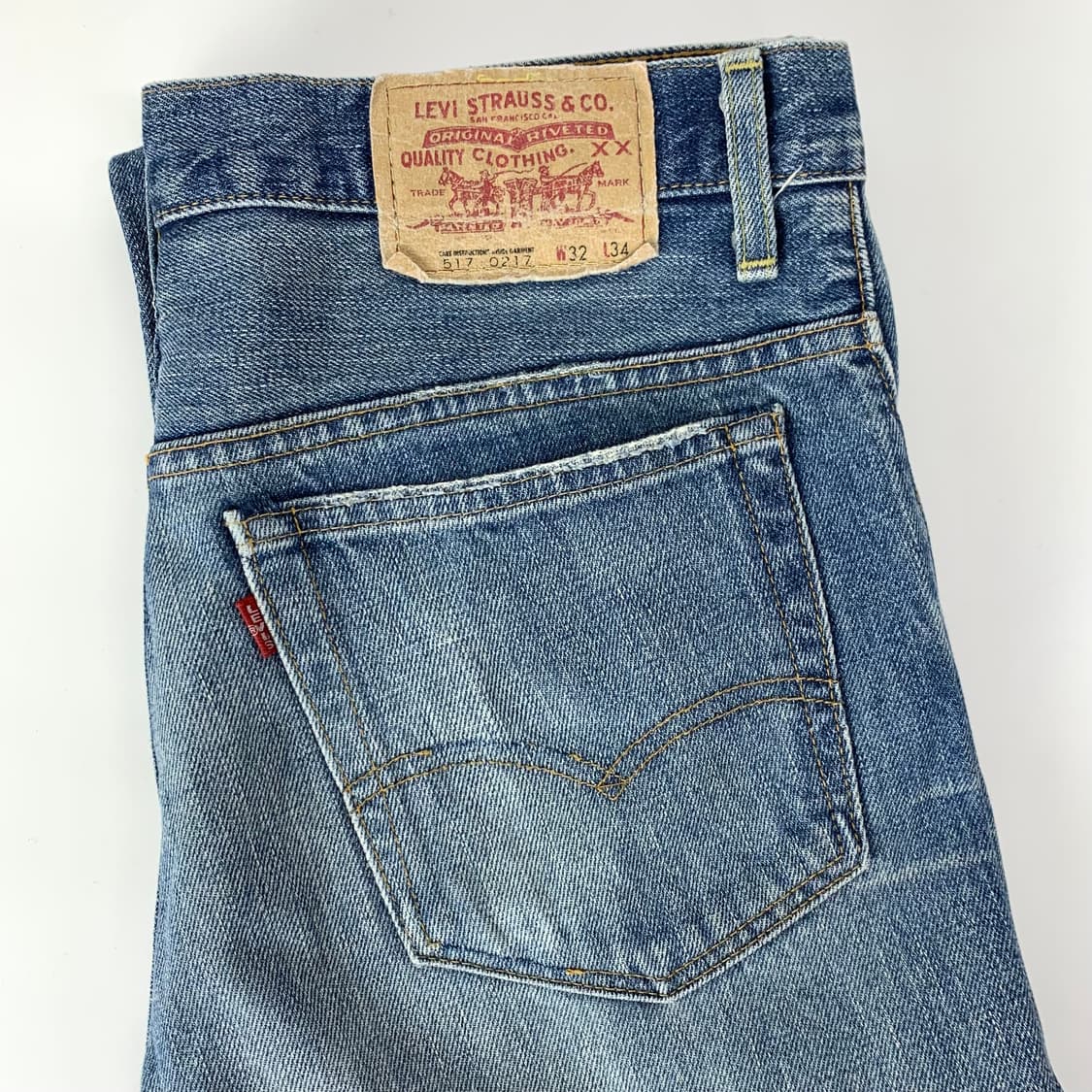 [32x34] 00s 리바이스 517 데님 팬츠 상품이미지7