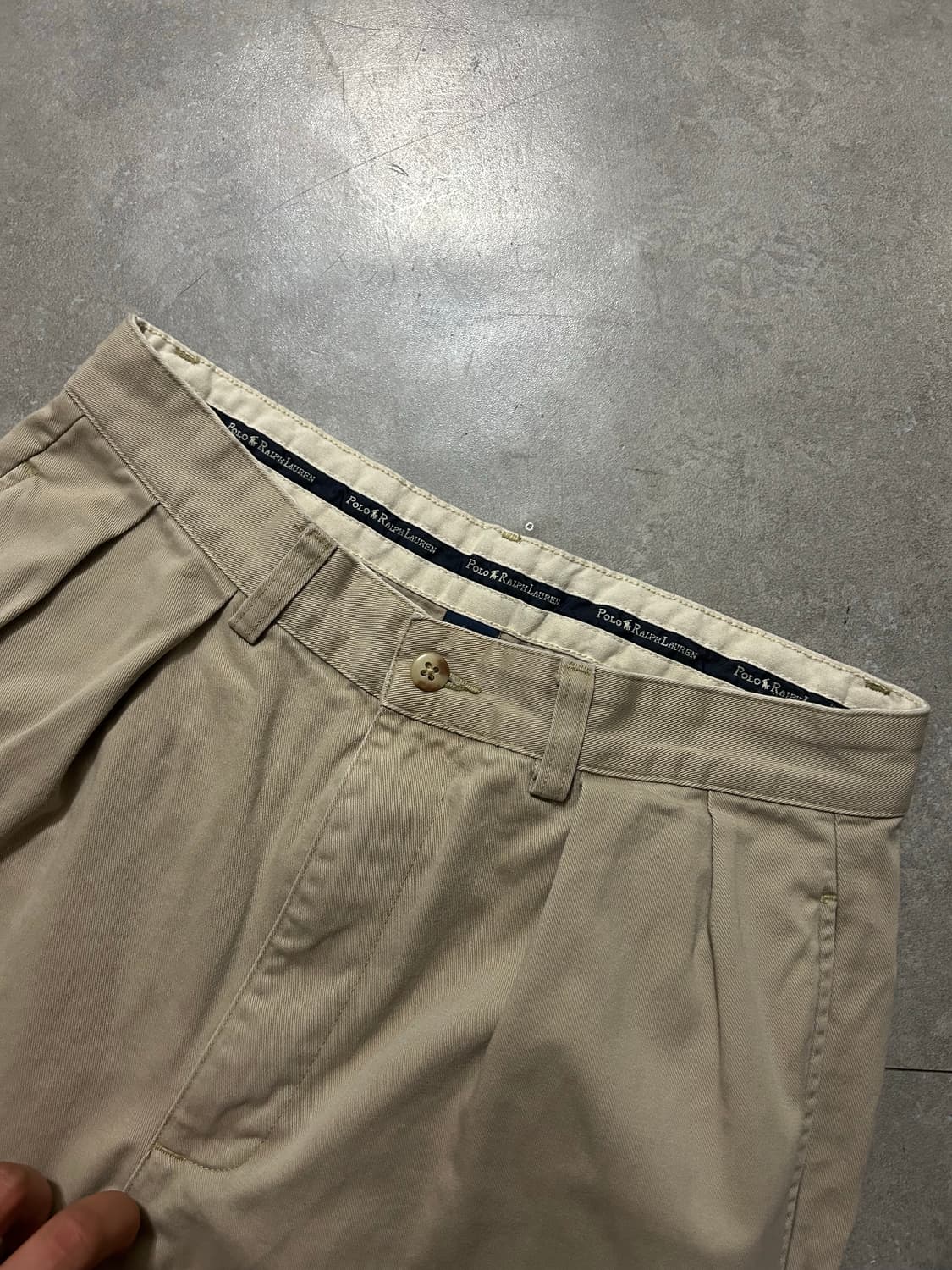 90s 랄프로렌 폴로 베이지 컬러 빈티지 앤드류 치노 팬츠 28인치  상품이미지10